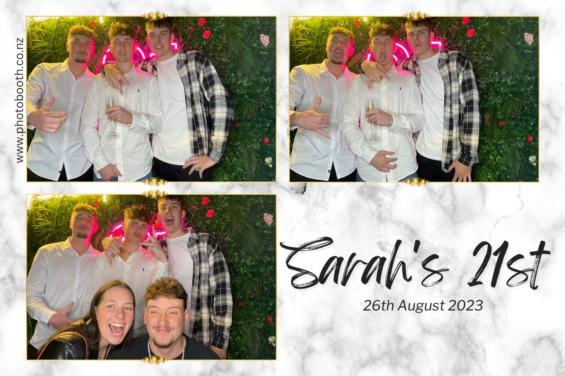 Sarah's 21st | View more photos from the event at gallery.photobooth.co.nz/u/SelfieCentral/Sarahs-21st