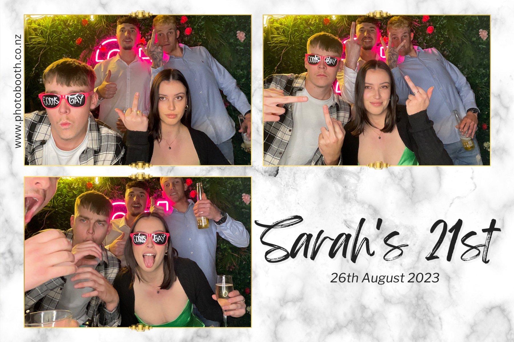 Sarah's 21st | View more photos from the event at gallery.photobooth.co.nz/u/SelfieCentral/Sarahs-21st