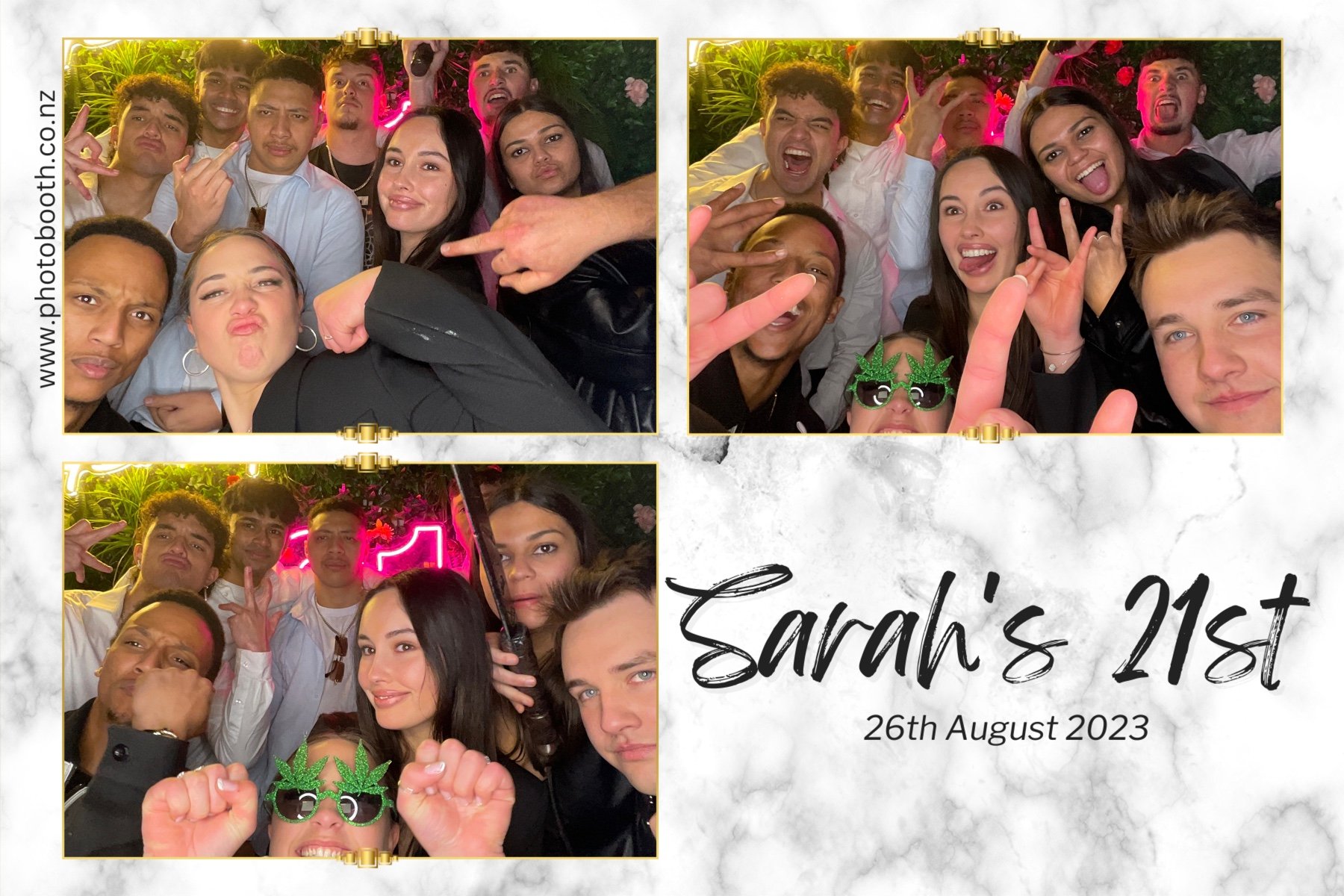 Sarah's 21st | View more photos from the event at gallery.photobooth.co.nz/u/SelfieCentral/Sarahs-21st