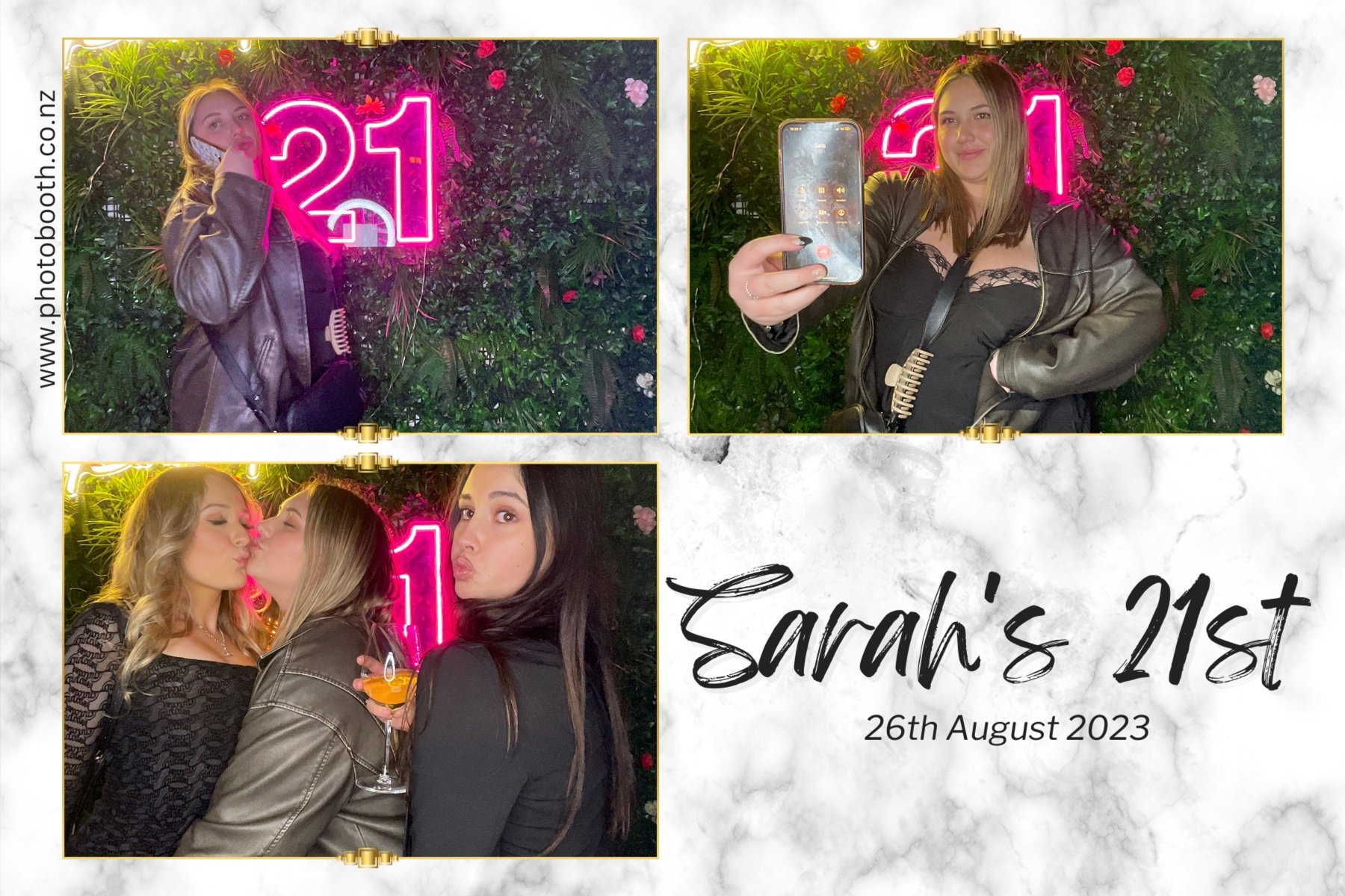 Sarah's 21st | View more photos from the event at gallery.photobooth.co.nz/u/SelfieCentral/Sarahs-21st