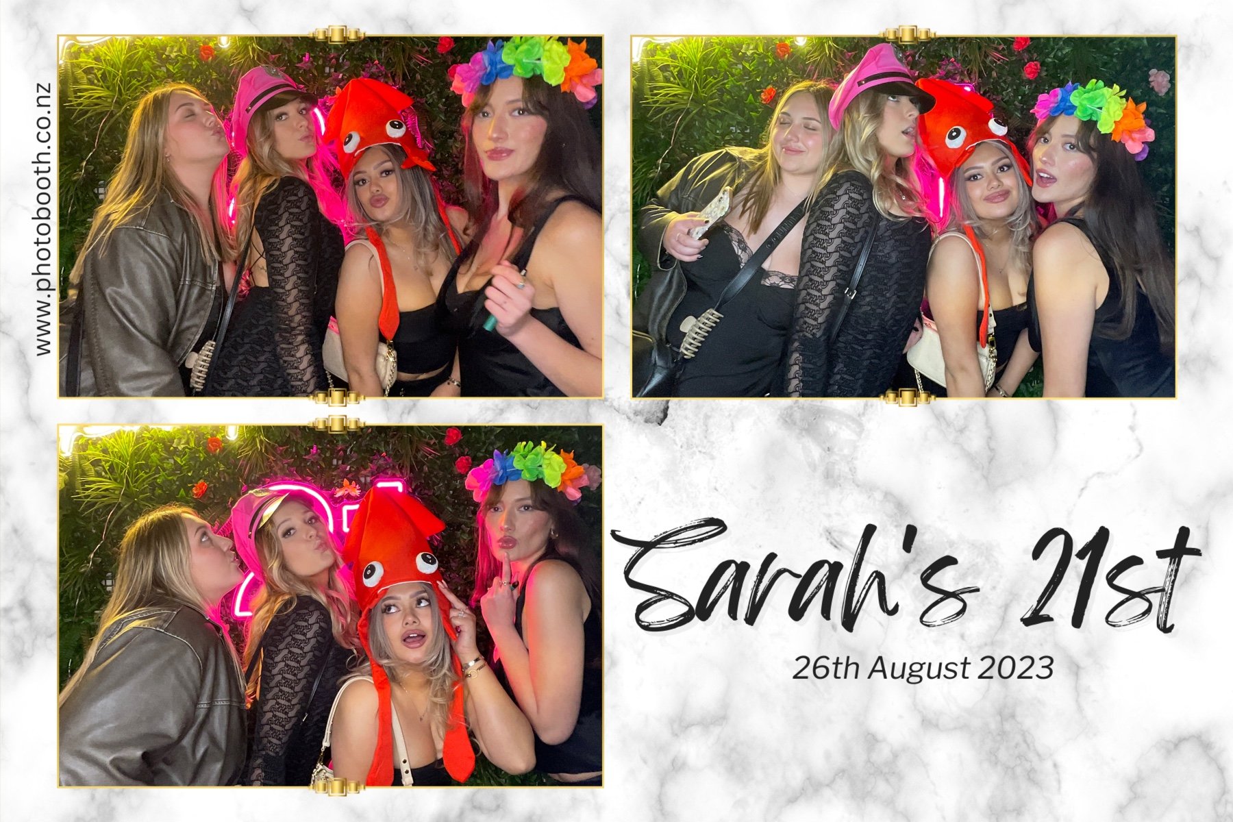 Sarah's 21st | View more photos from the event at gallery.photobooth.co.nz/u/SelfieCentral/Sarahs-21st