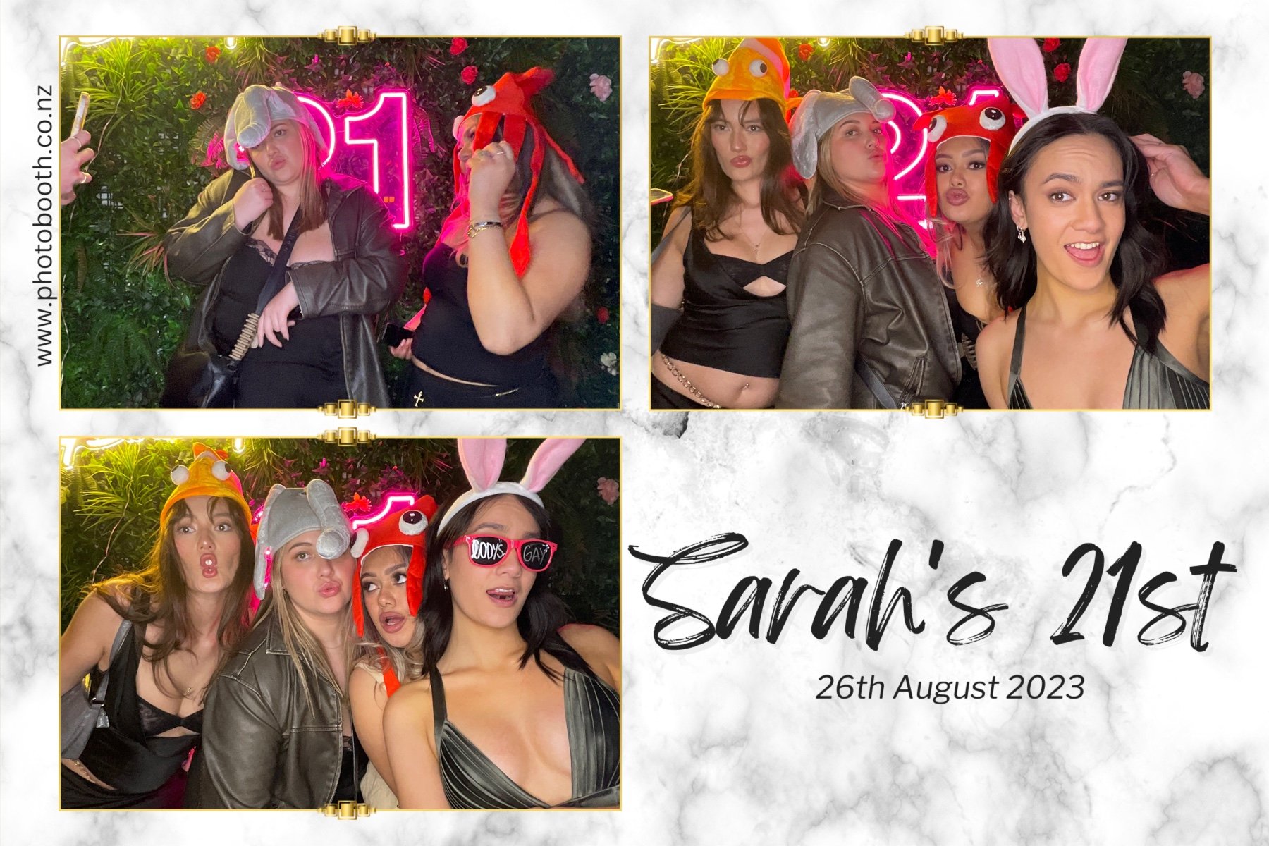 Sarah's 21st | View more photos from the event at gallery.photobooth.co.nz/u/SelfieCentral/Sarahs-21st