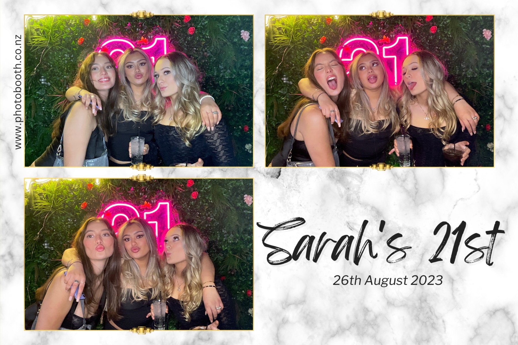 Sarah's 21st | View more photos from the event at gallery.photobooth.co.nz/u/SelfieCentral/Sarahs-21st