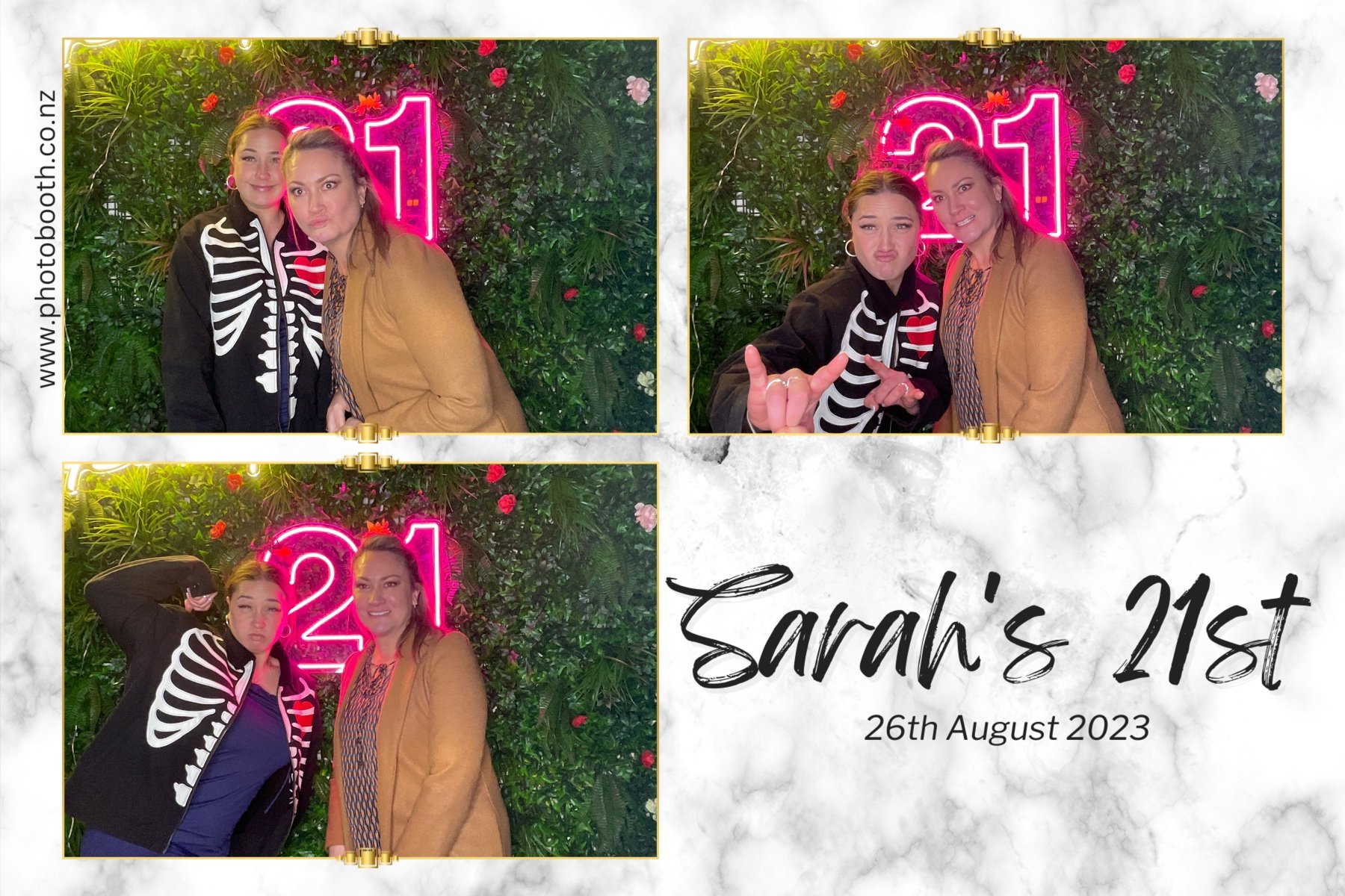Sarah's 21st | View more photos from the event at gallery.photobooth.co.nz/u/SelfieCentral/Sarahs-21st