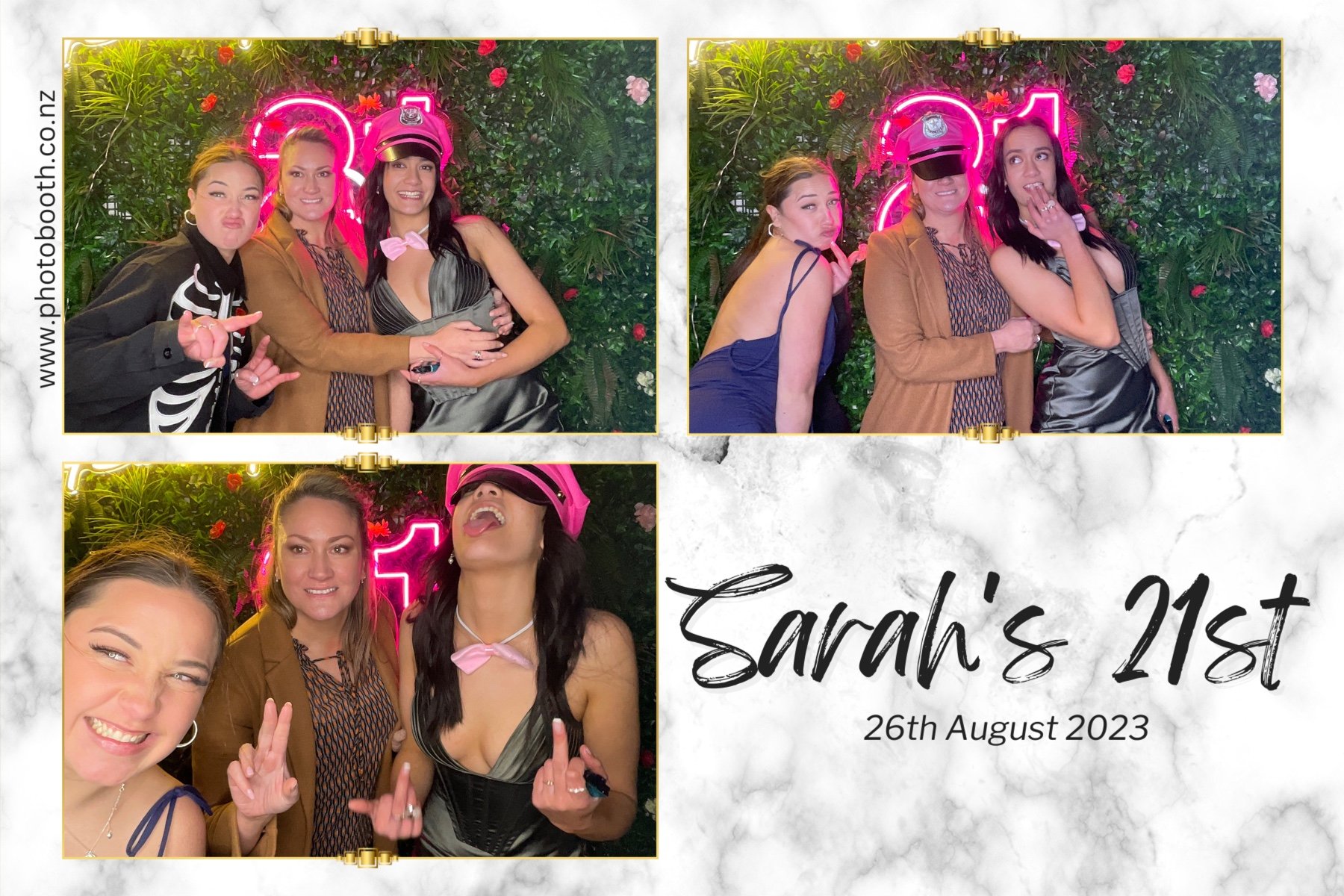 Sarah's 21st | View more photos from the event at gallery.photobooth.co.nz/u/SelfieCentral/Sarahs-21st