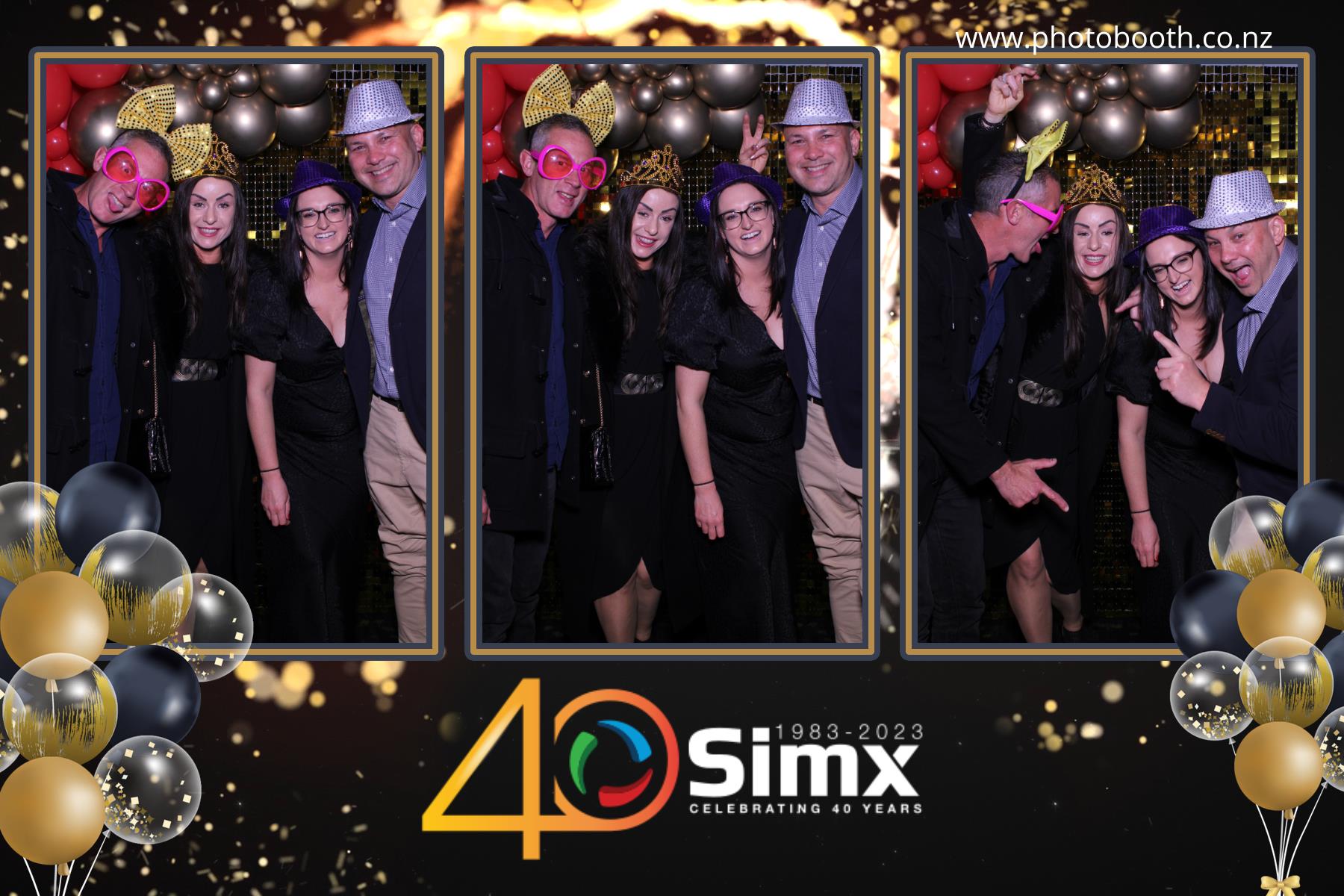 Simx 40th Year Celebration | View more photos from the event at gallery.photobooth.co.nz/u/SelfieCentral/Simx-40th-Year-Celebration