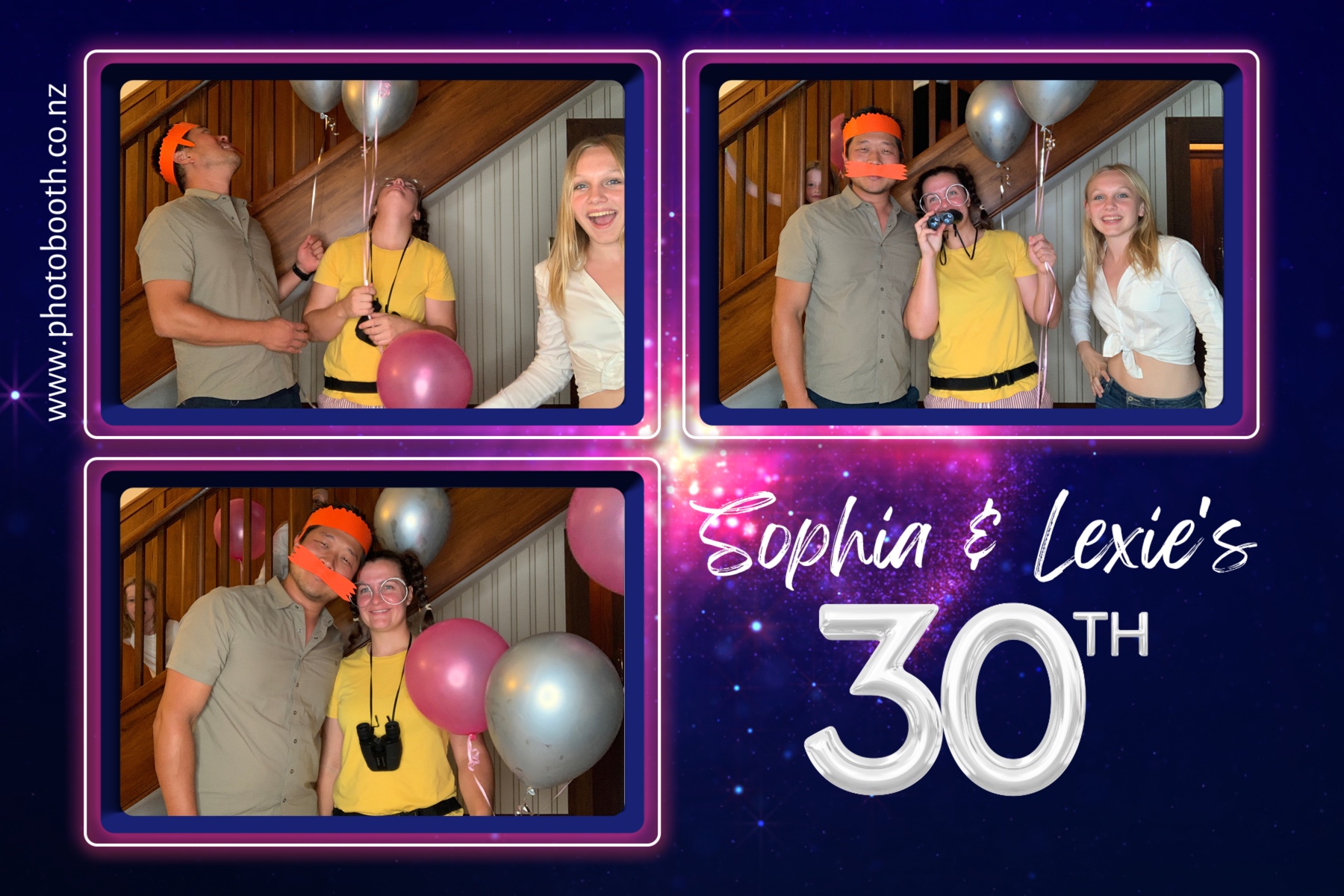 Sophia & Lexi's 30th | View more photos from the event at gallery.photobooth.co.nz/u/SelfieCentral/Sophia-Lexis-30th