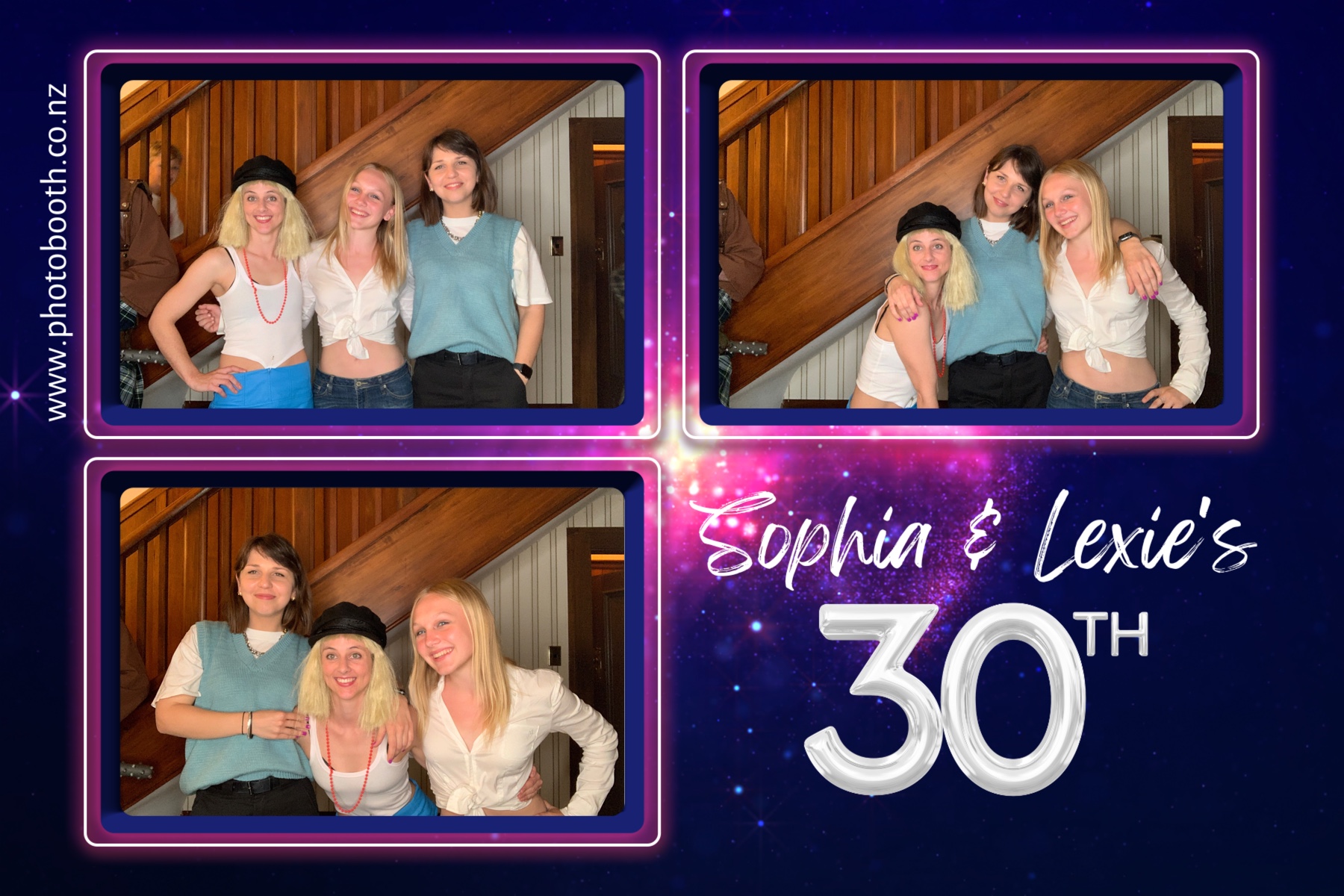 Sophia & Lexi's 30th | View more photos from the event at gallery.photobooth.co.nz/u/SelfieCentral/Sophia-Lexis-30th