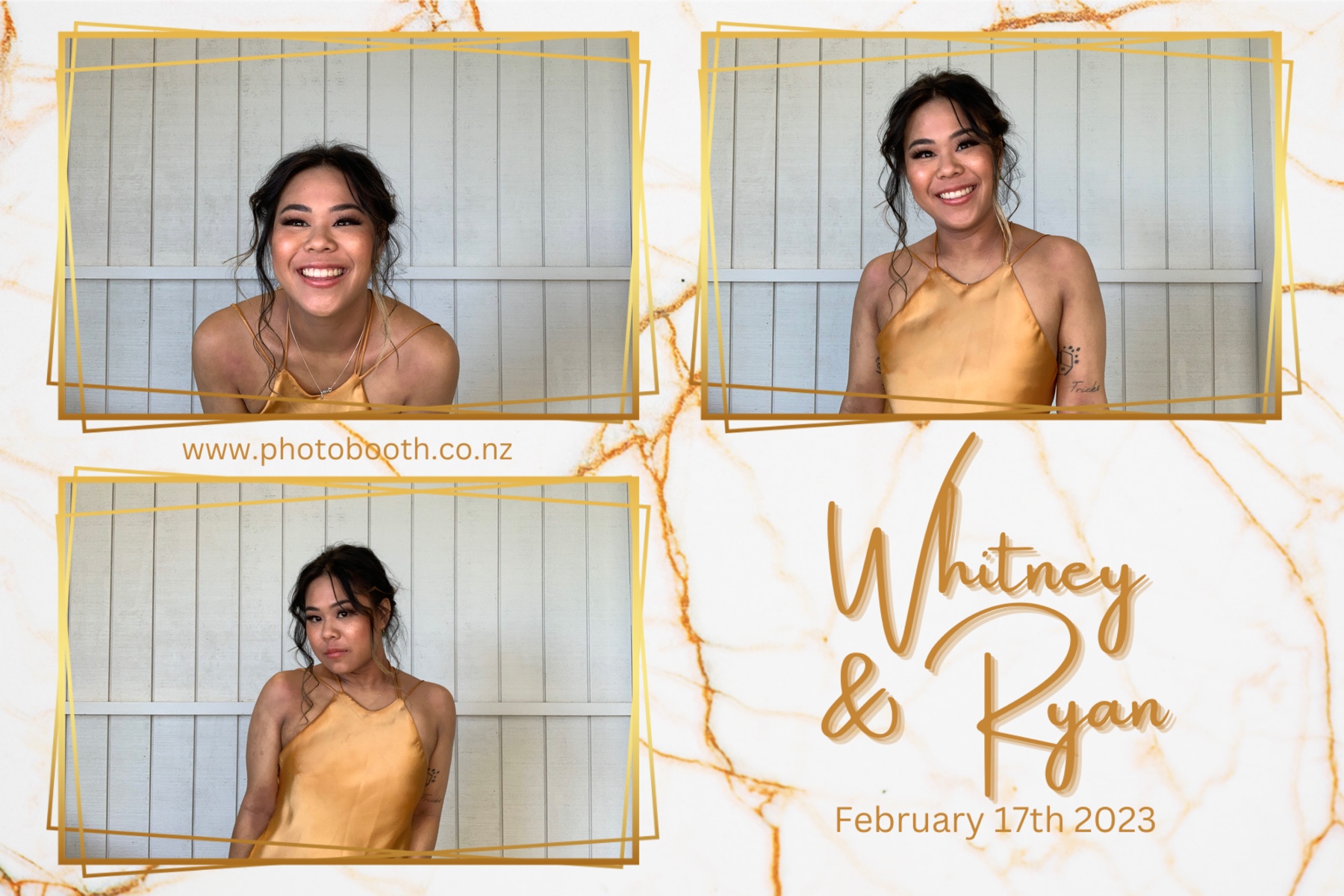 Whitney & Ryan's Wedding | View more photos from the event at gallery.photobooth.co.nz/u/SelfieCentral/Whitney-Ryans-Wedding