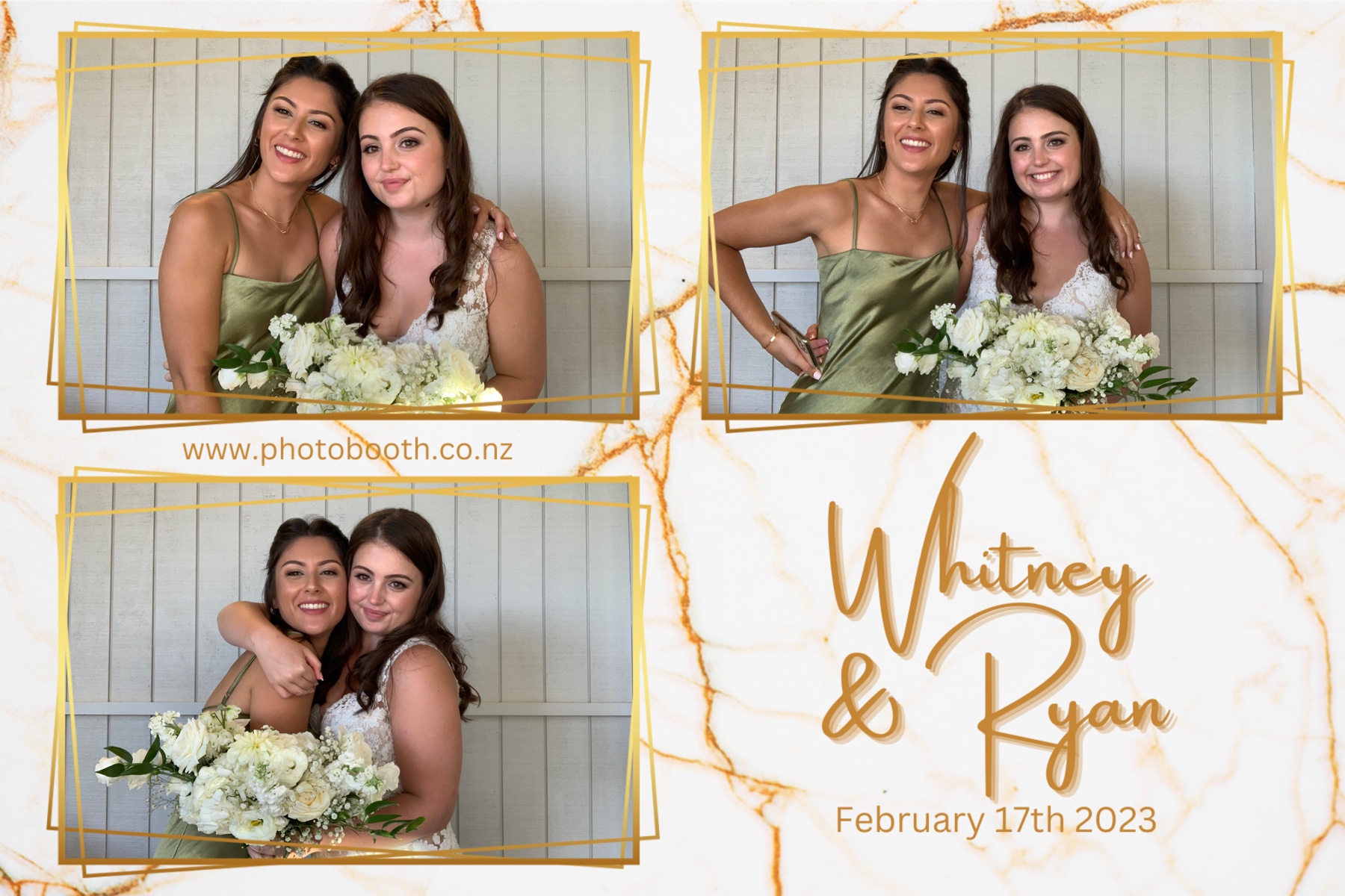 Whitney & Ryan's Wedding | View more photos from the event at gallery.photobooth.co.nz/u/SelfieCentral/Whitney-Ryans-Wedding