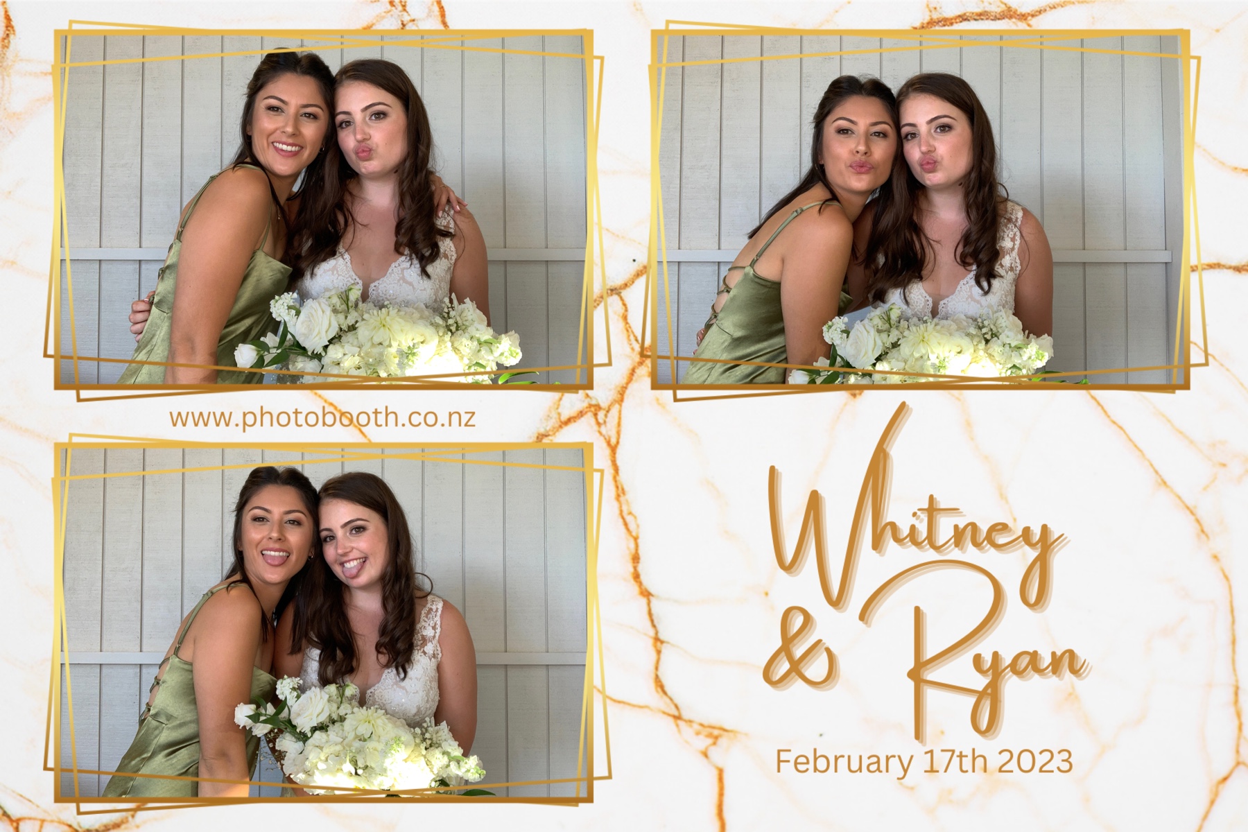 Whitney & Ryan's Wedding | View more photos from the event at gallery.photobooth.co.nz/u/SelfieCentral/Whitney-Ryans-Wedding