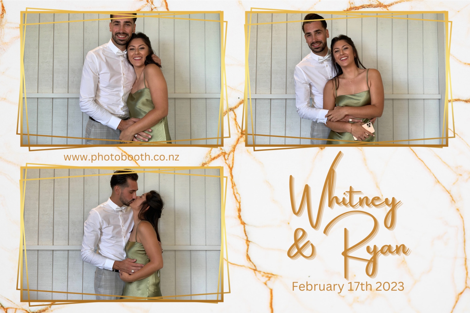 Whitney & Ryan's Wedding | View more photos from the event at gallery.photobooth.co.nz/u/SelfieCentral/Whitney-Ryans-Wedding