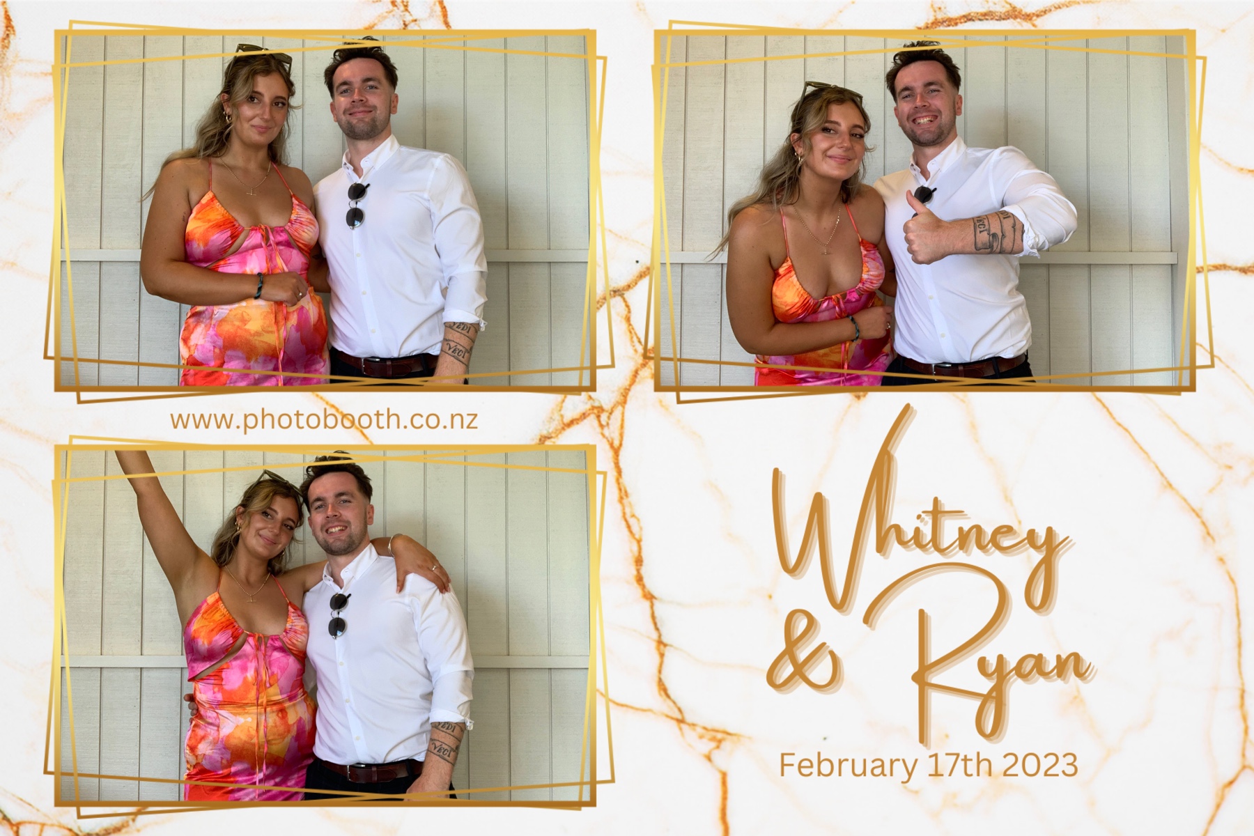 Whitney & Ryan's Wedding | View more photos from the event at gallery.photobooth.co.nz/u/SelfieCentral/Whitney-Ryans-Wedding