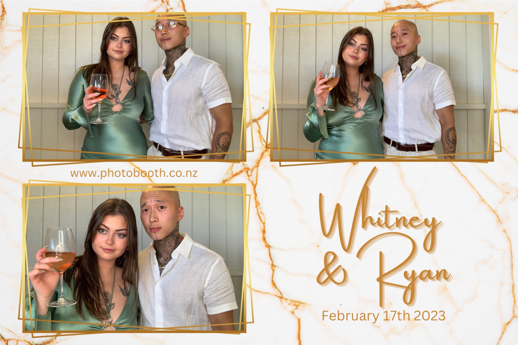 Whitney & Ryan's Wedding | View more photos from the event at gallery.photobooth.co.nz/u/SelfieCentral/Whitney-Ryans-Wedding