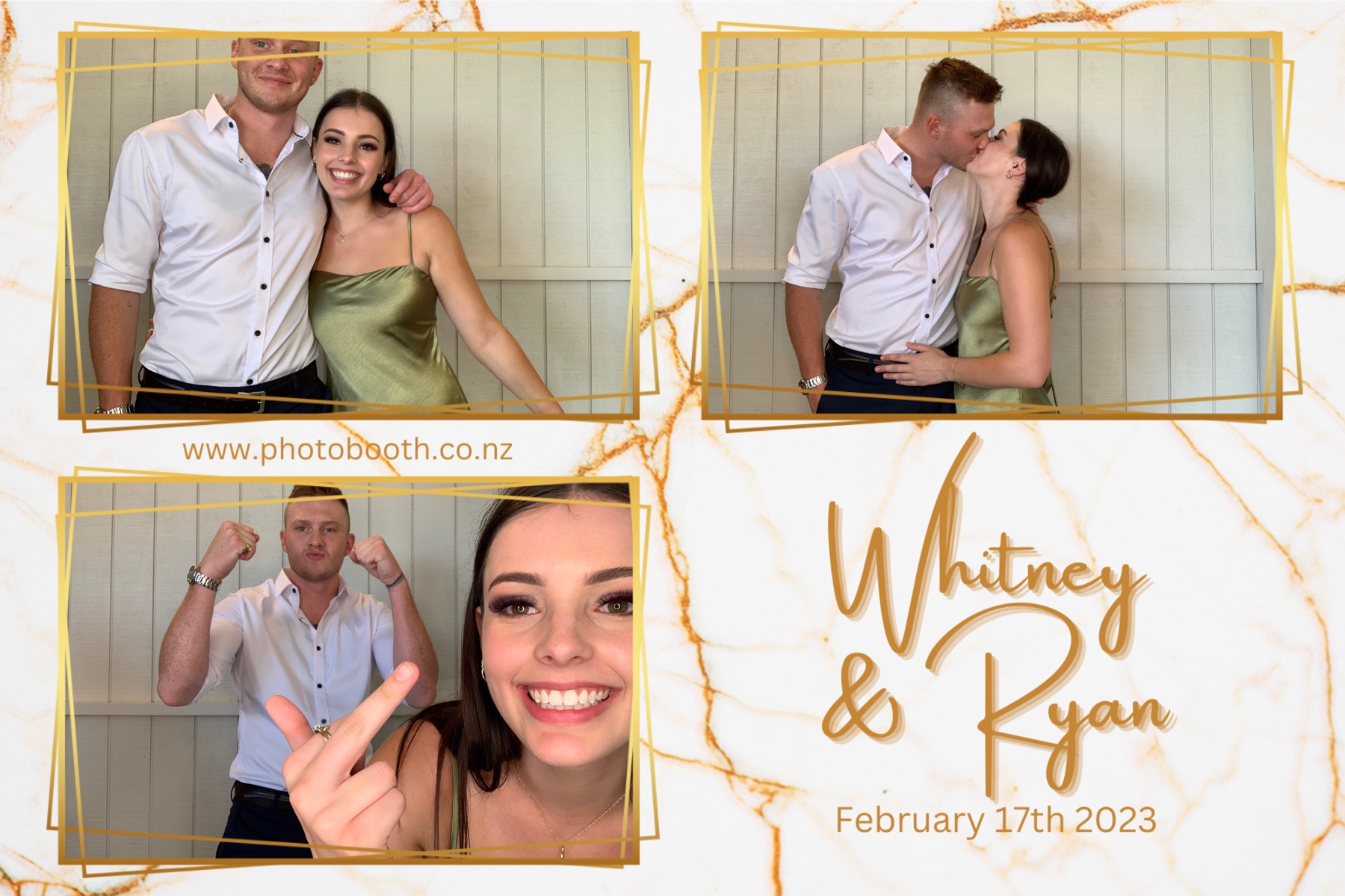 Whitney & Ryan's Wedding | View more photos from the event at gallery.photobooth.co.nz/u/SelfieCentral/Whitney-Ryans-Wedding