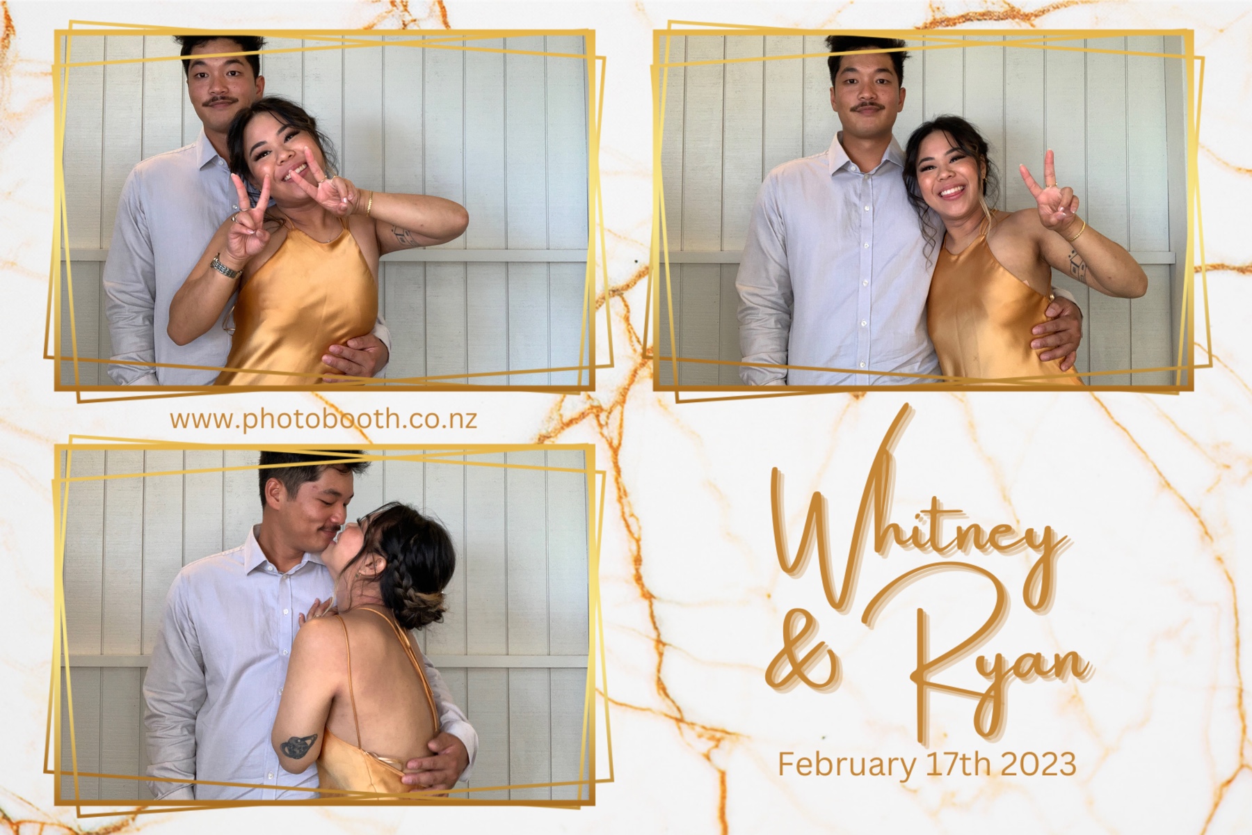 Whitney & Ryan's Wedding | View more photos from the event at gallery.photobooth.co.nz/u/SelfieCentral/Whitney-Ryans-Wedding