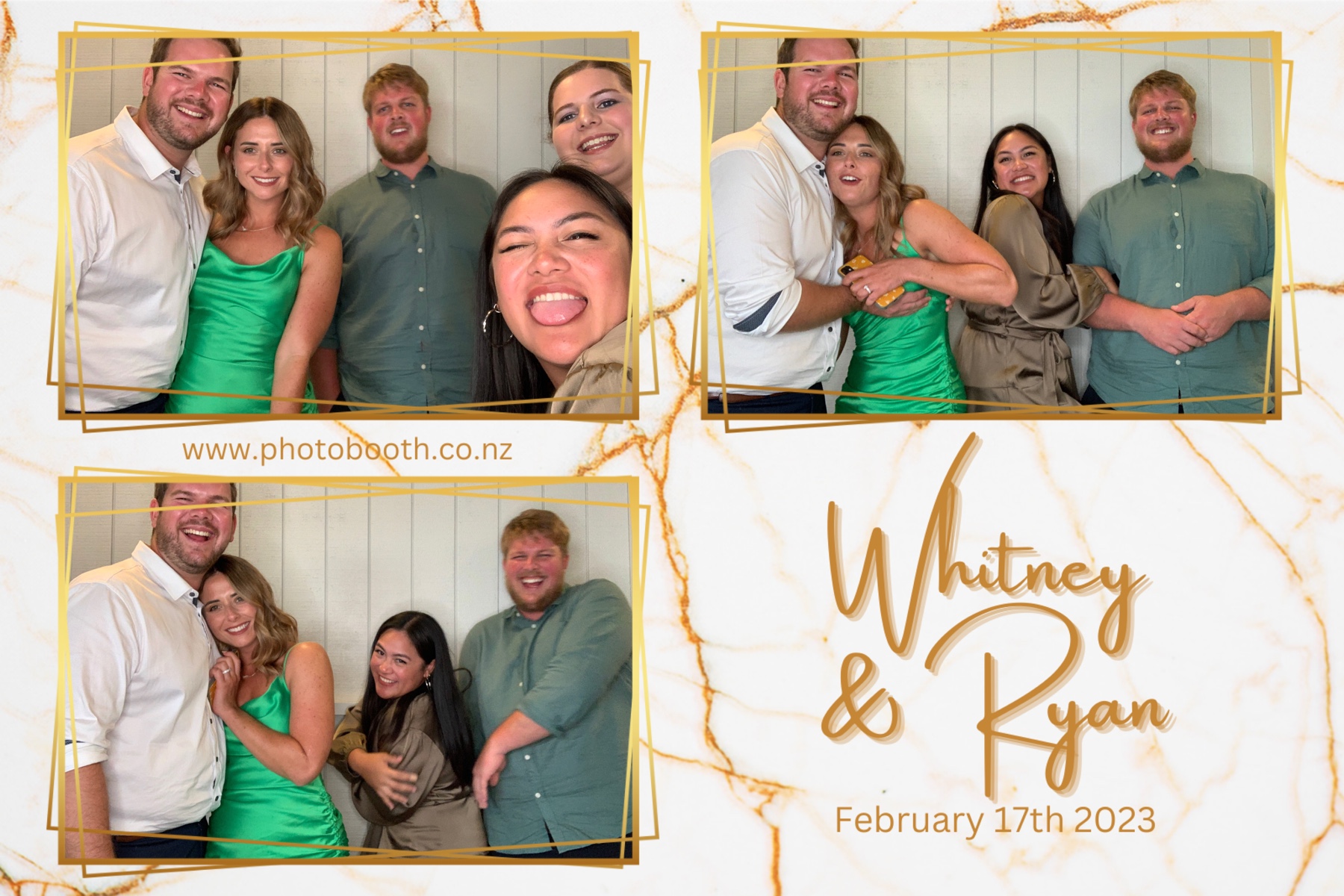 Whitney & Ryan's Wedding | View more photos from the event at gallery.photobooth.co.nz/u/SelfieCentral/Whitney-Ryans-Wedding