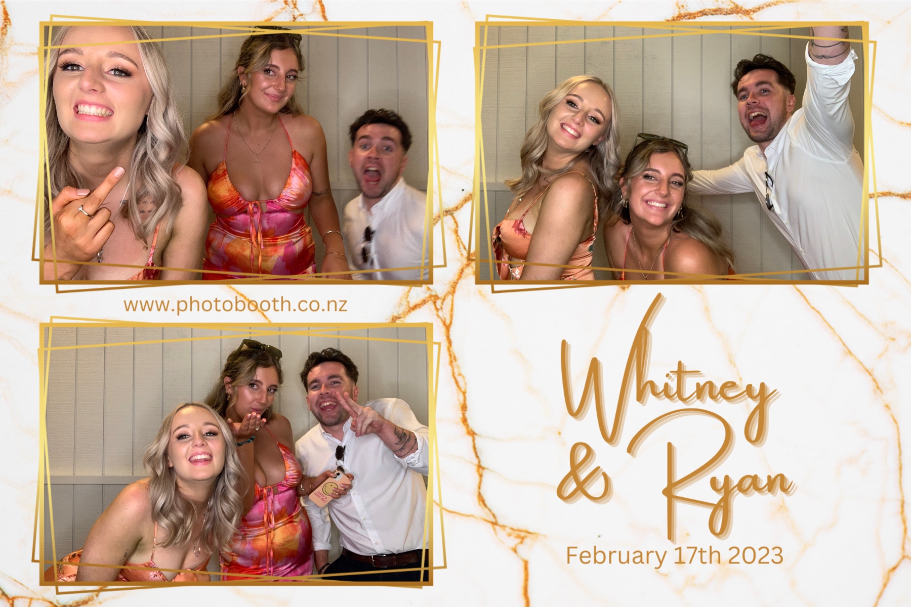 Whitney & Ryan's Wedding | View more photos from the event at gallery.photobooth.co.nz/u/SelfieCentral/Whitney-Ryans-Wedding