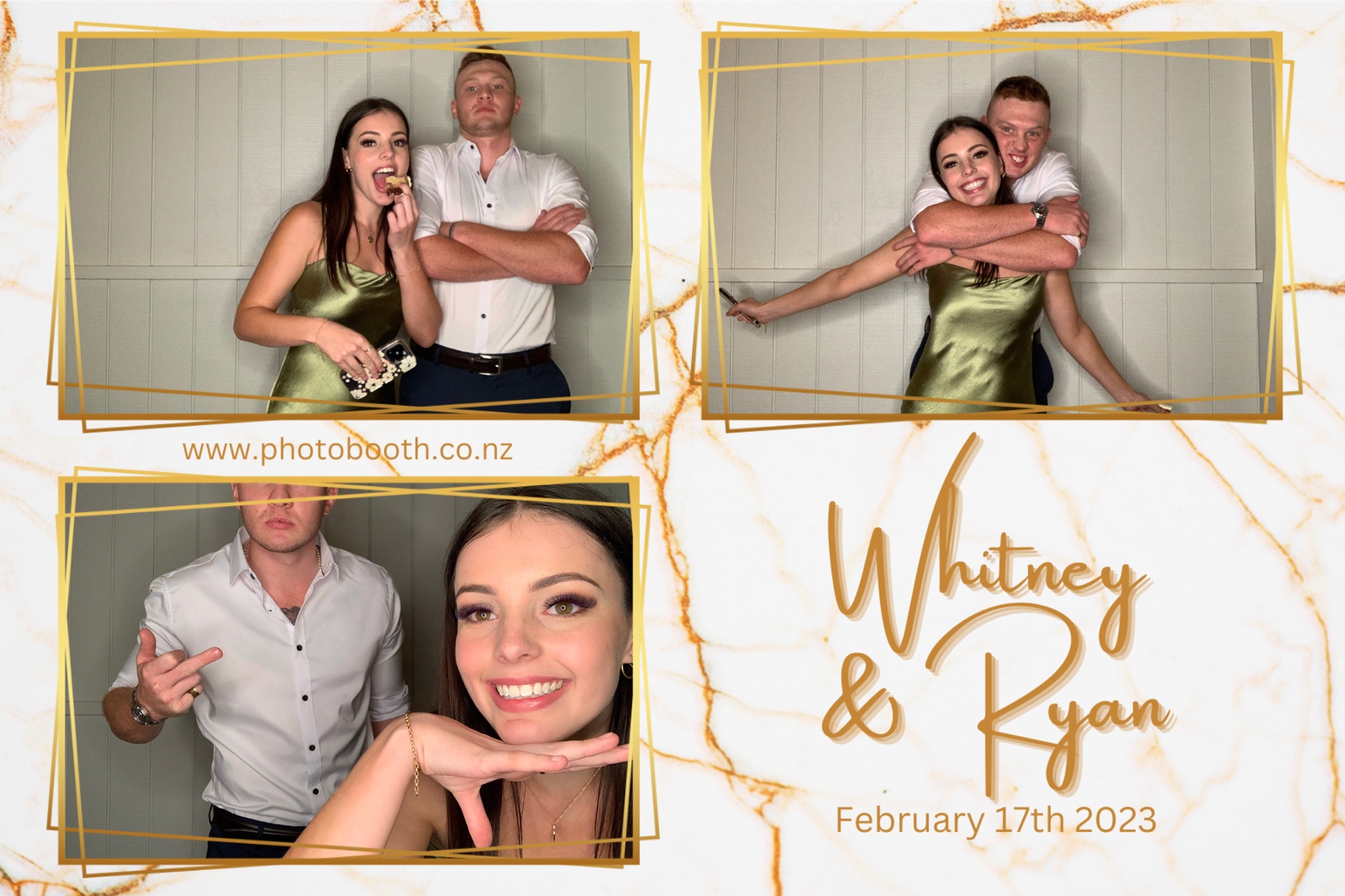 Whitney & Ryan's Wedding | View more photos from the event at gallery.photobooth.co.nz/u/SelfieCentral/Whitney-Ryans-Wedding