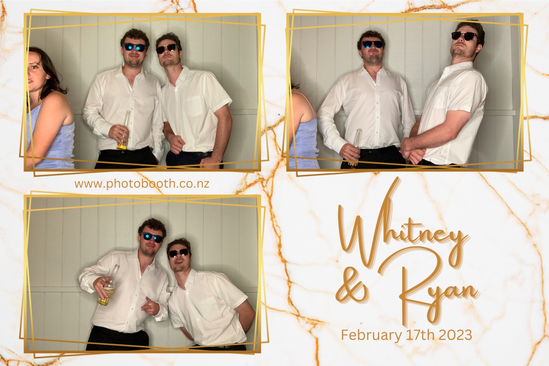 Whitney & Ryan's Wedding | View more photos from the event at gallery.photobooth.co.nz/u/SelfieCentral/Whitney-Ryans-Wedding