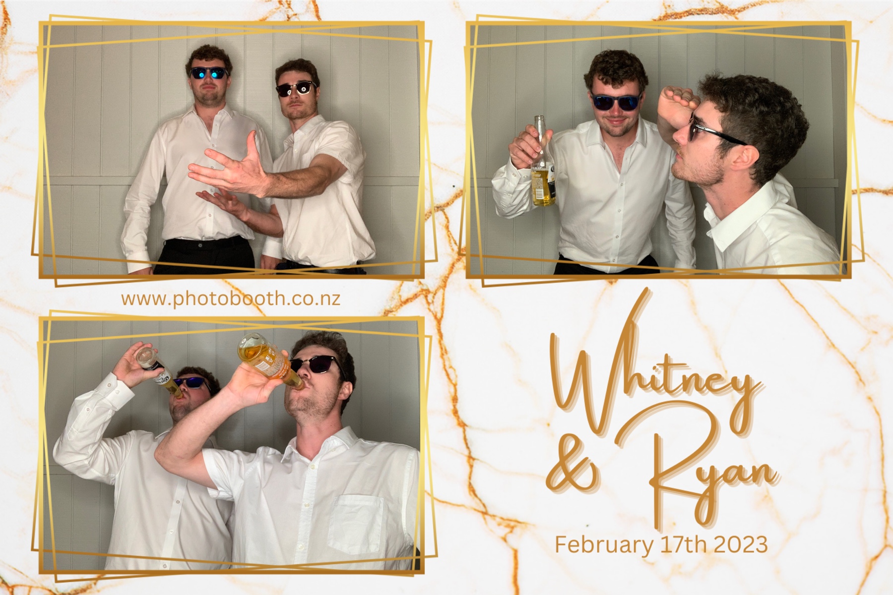 Whitney & Ryan's Wedding | View more photos from the event at gallery.photobooth.co.nz/u/SelfieCentral/Whitney-Ryans-Wedding