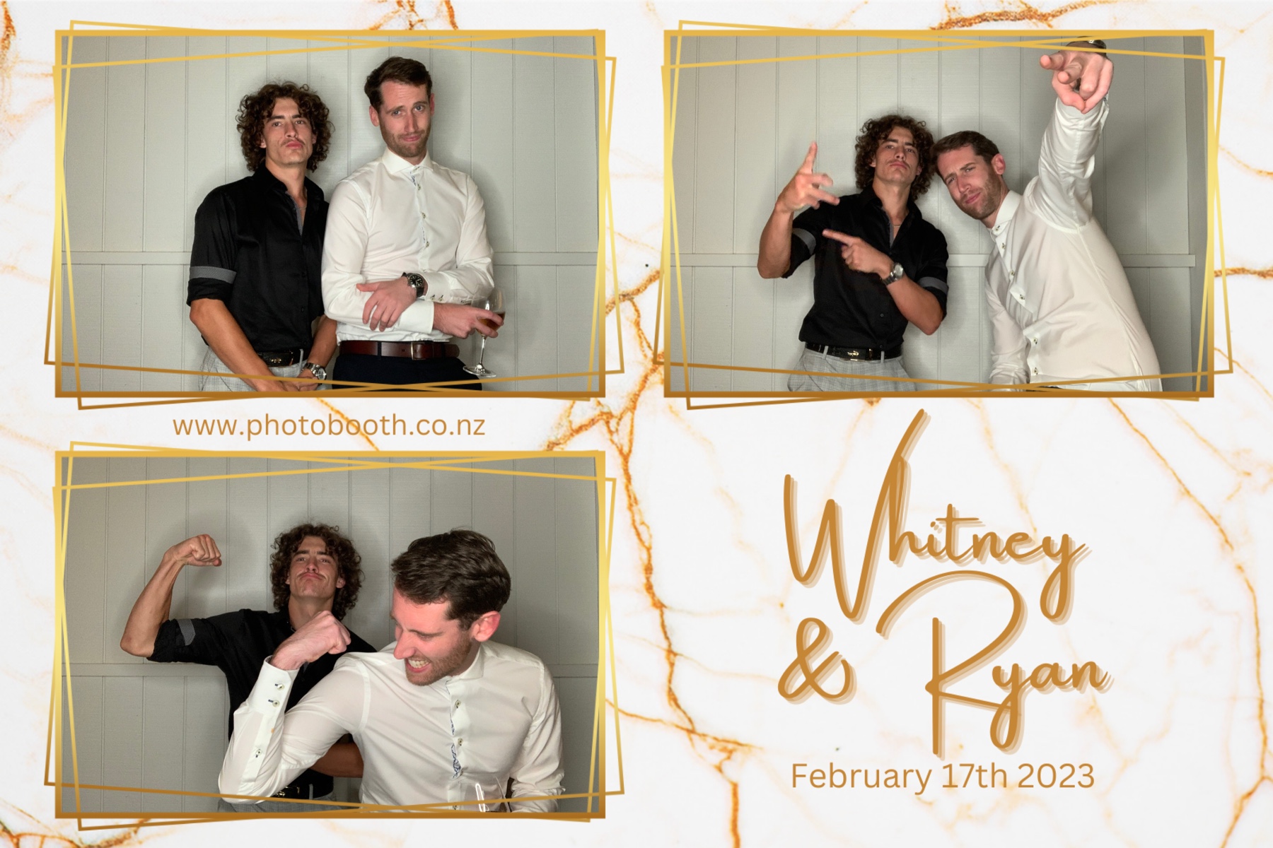 Whitney & Ryan's Wedding | View more photos from the event at gallery.photobooth.co.nz/u/SelfieCentral/Whitney-Ryans-Wedding