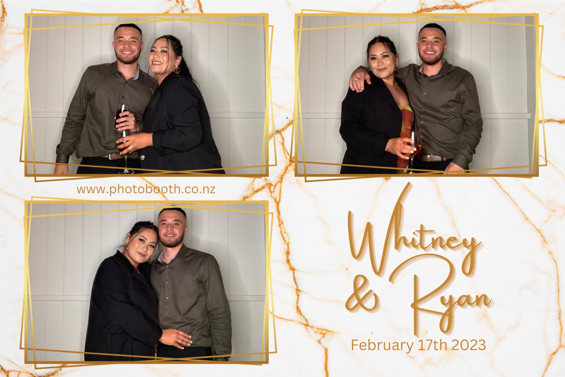 Whitney & Ryan's Wedding | View more photos from the event at gallery.photobooth.co.nz/u/SelfieCentral/Whitney-Ryans-Wedding