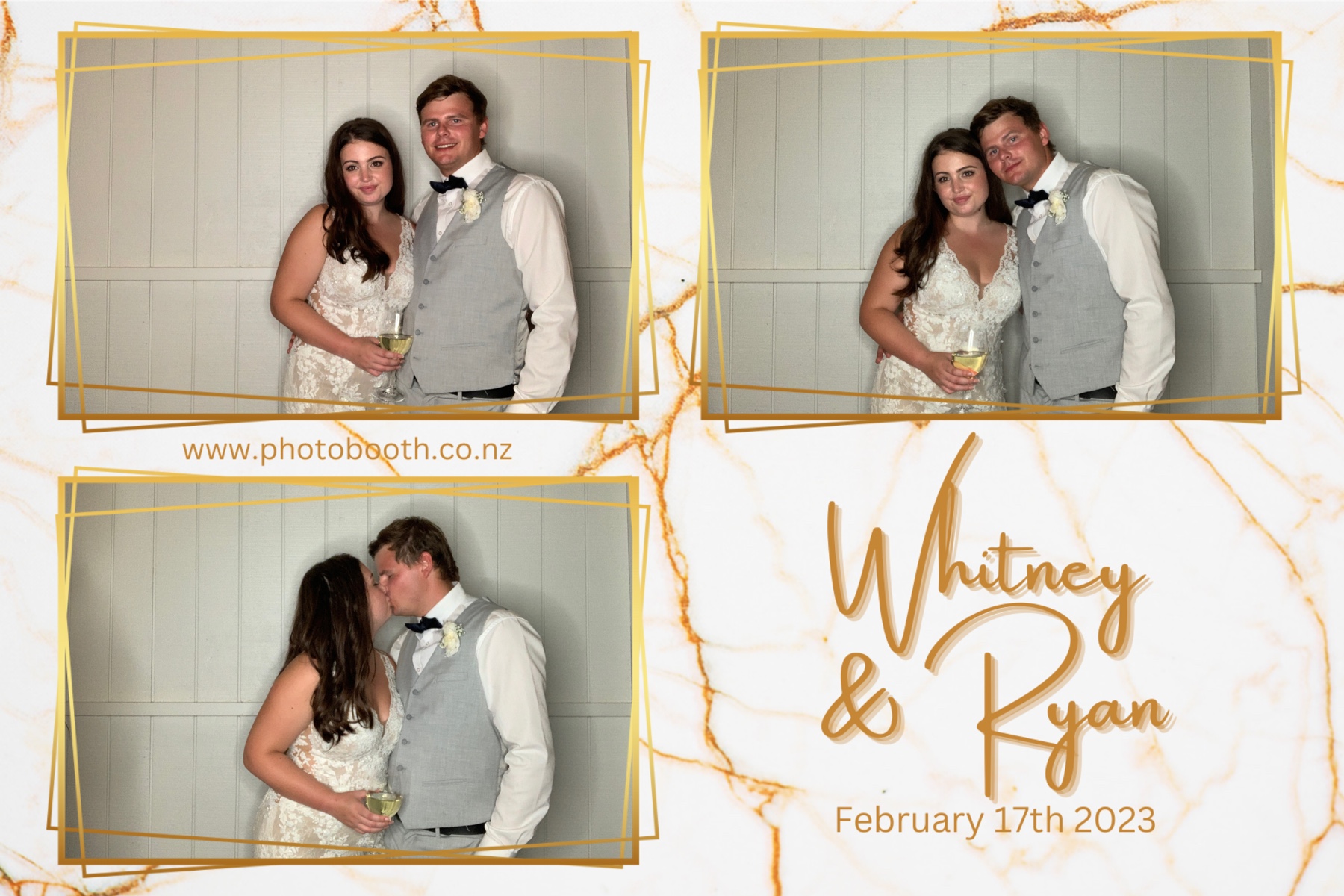 Whitney & Ryan's Wedding | View more photos from the event at gallery.photobooth.co.nz/u/SelfieCentral/Whitney-Ryans-Wedding