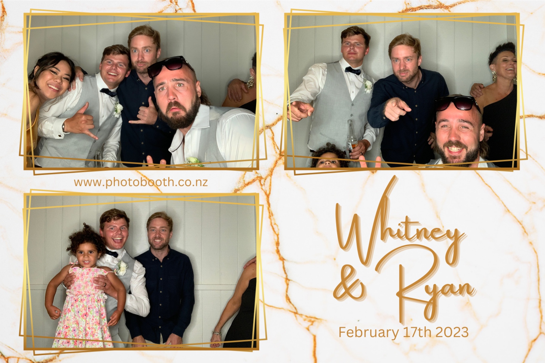 Whitney & Ryan's Wedding | View more photos from the event at gallery.photobooth.co.nz/u/SelfieCentral/Whitney-Ryans-Wedding