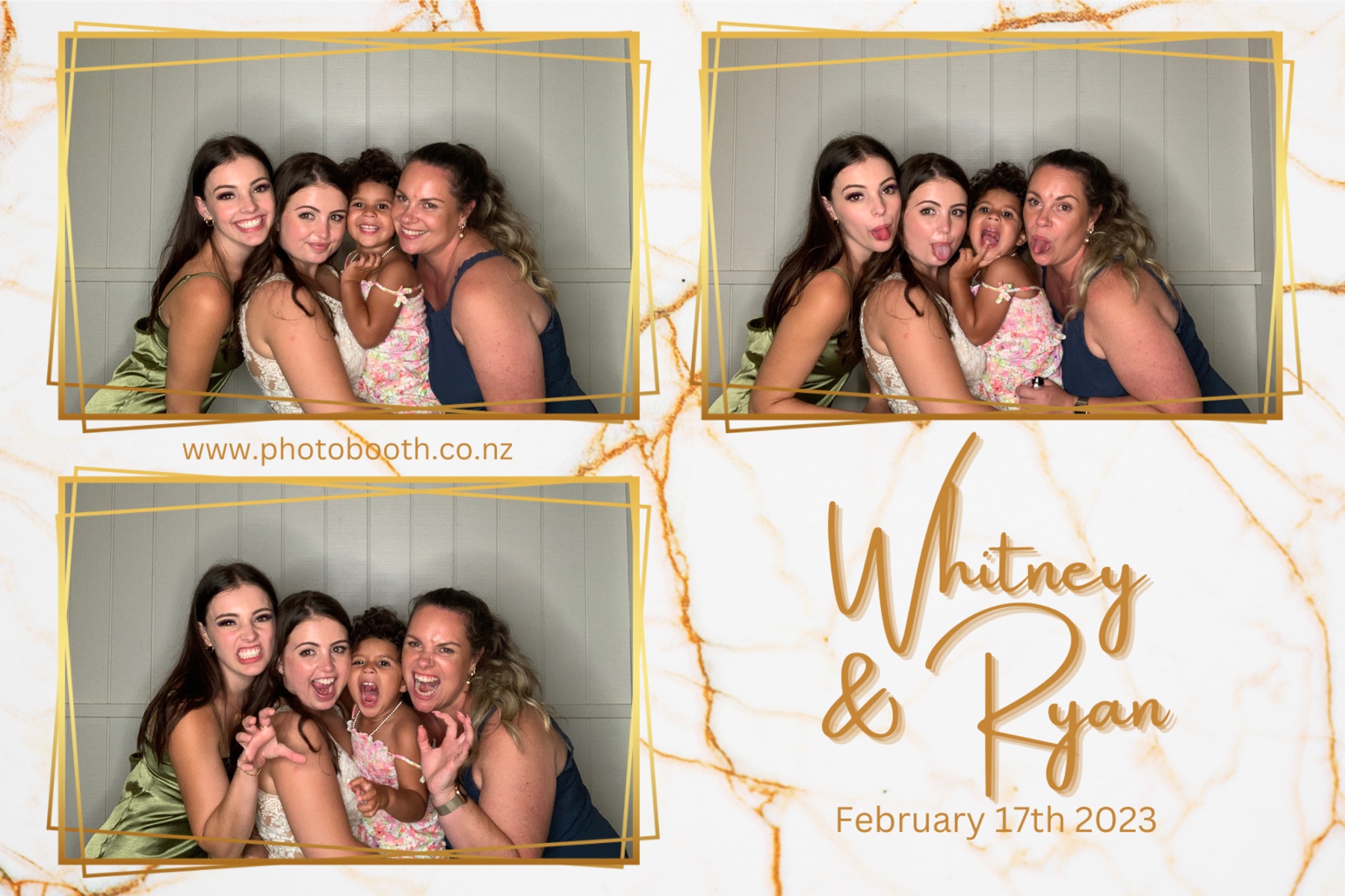 Whitney & Ryan's Wedding | View more photos from the event at gallery.photobooth.co.nz/u/SelfieCentral/Whitney-Ryans-Wedding