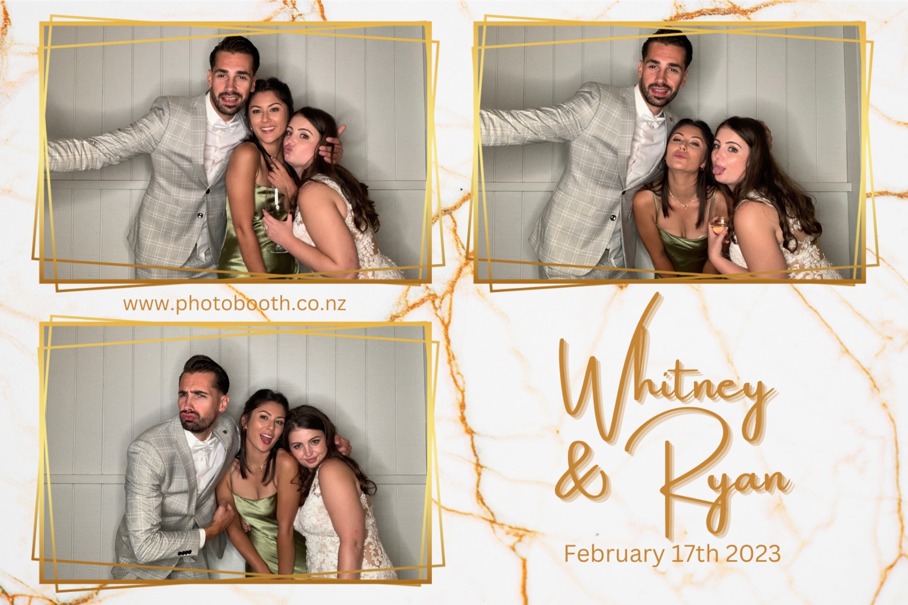 Whitney & Ryan's Wedding | View more photos from the event at gallery.photobooth.co.nz/u/SelfieCentral/Whitney-Ryans-Wedding