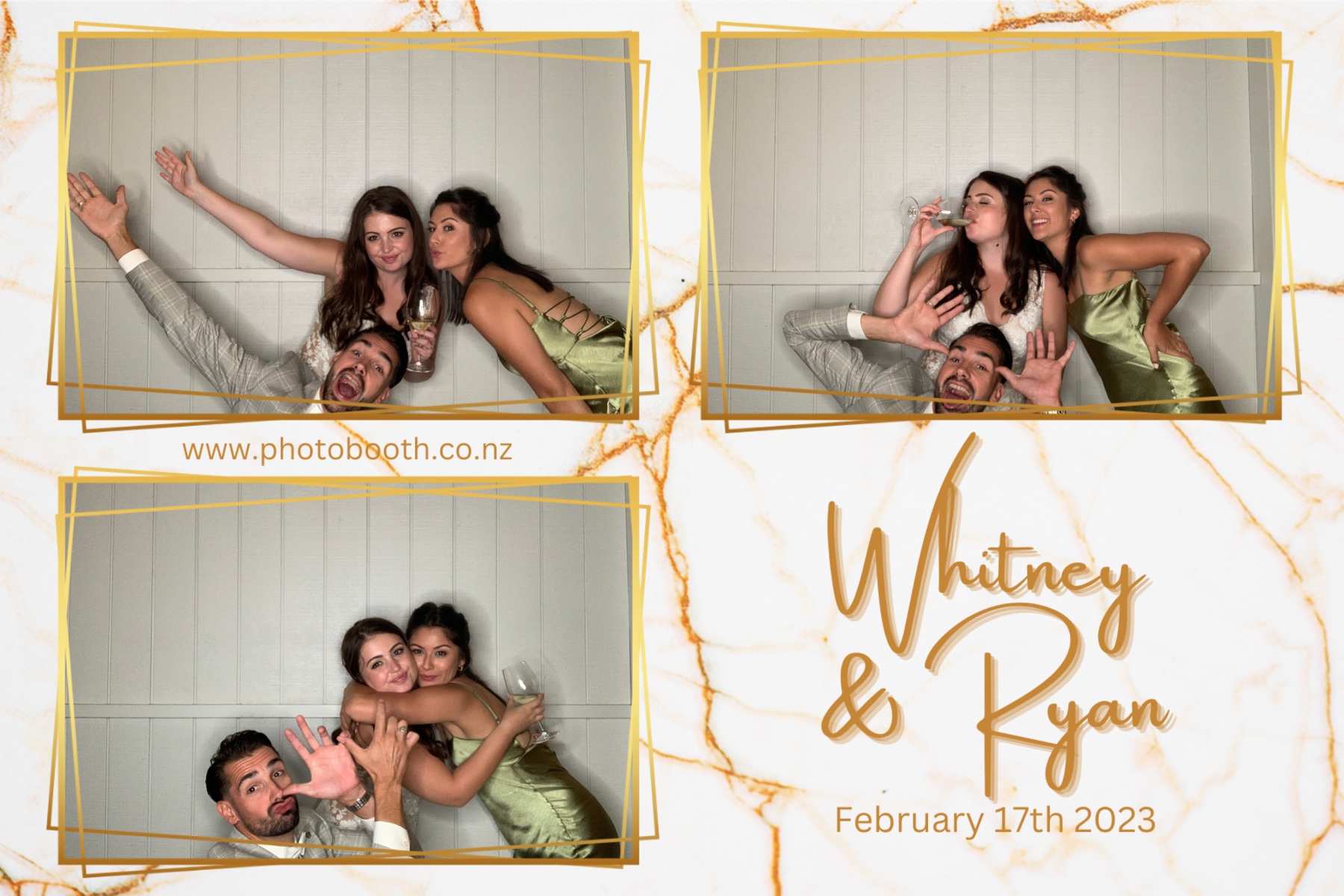 Whitney & Ryan's Wedding | View more photos from the event at gallery.photobooth.co.nz/u/SelfieCentral/Whitney-Ryans-Wedding