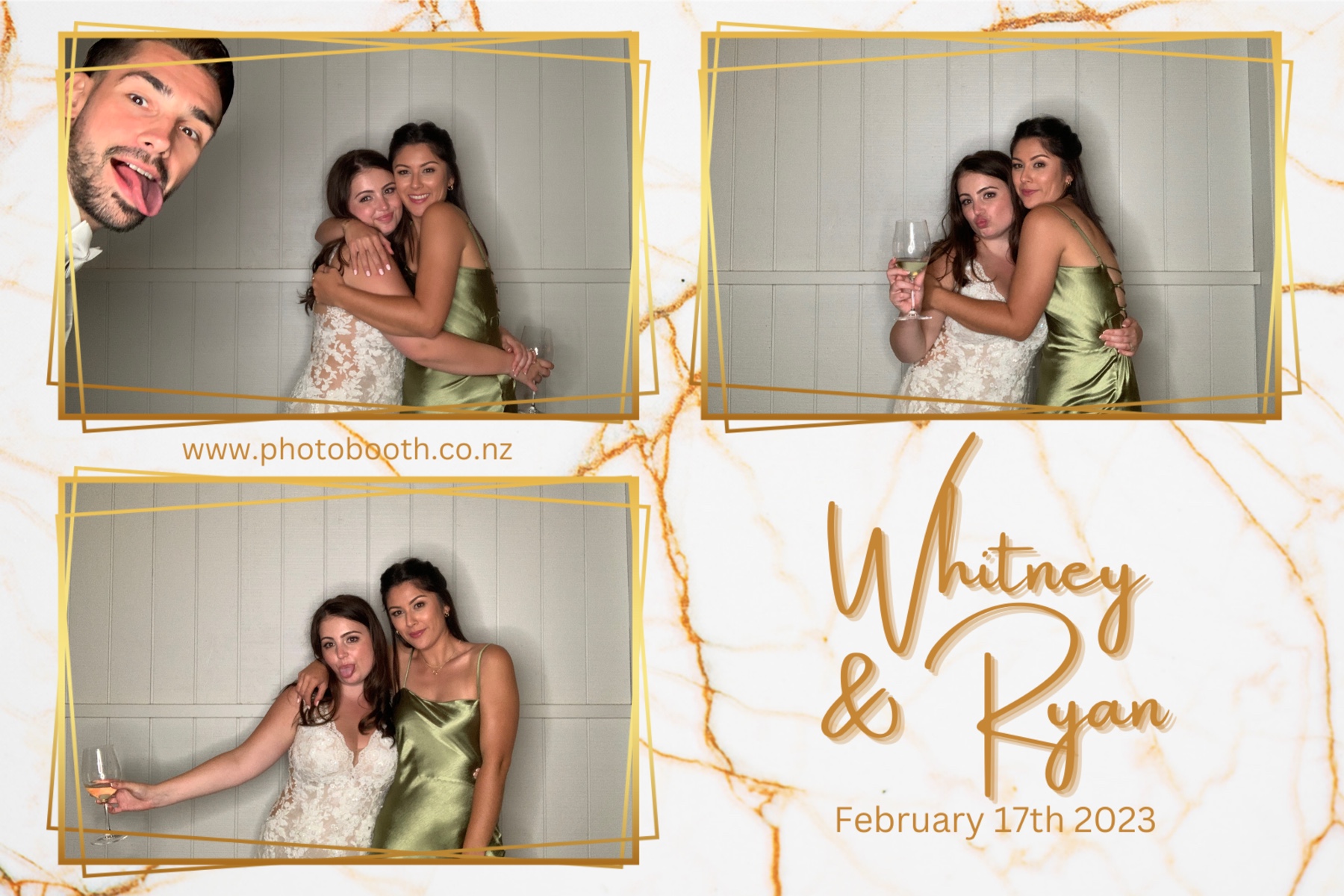 Whitney & Ryan's Wedding | View more photos from the event at gallery.photobooth.co.nz/u/SelfieCentral/Whitney-Ryans-Wedding