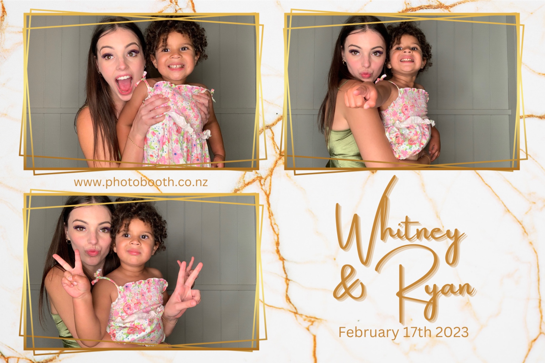 Whitney & Ryan's Wedding | View more photos from the event at gallery.photobooth.co.nz/u/SelfieCentral/Whitney-Ryans-Wedding