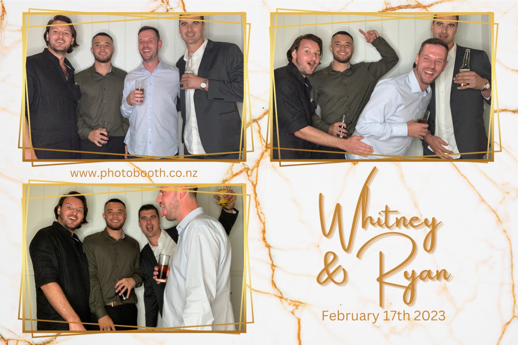 Whitney & Ryan's Wedding | View more photos from the event at gallery.photobooth.co.nz/u/SelfieCentral/Whitney-Ryans-Wedding