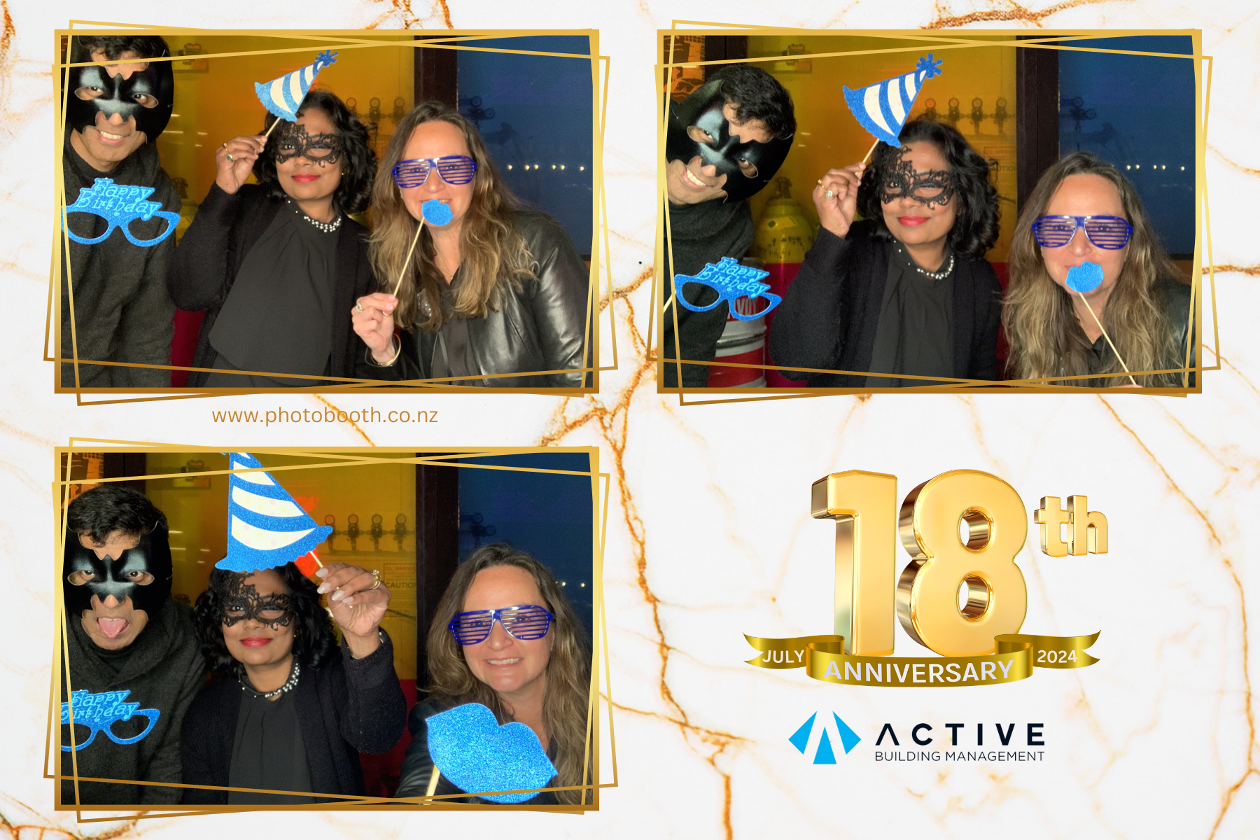Active's 18th Anniversary | View more photos from the event at gallery.photobooth.co.nz/u/SelfieCentral/Actives-18th-Anniversary