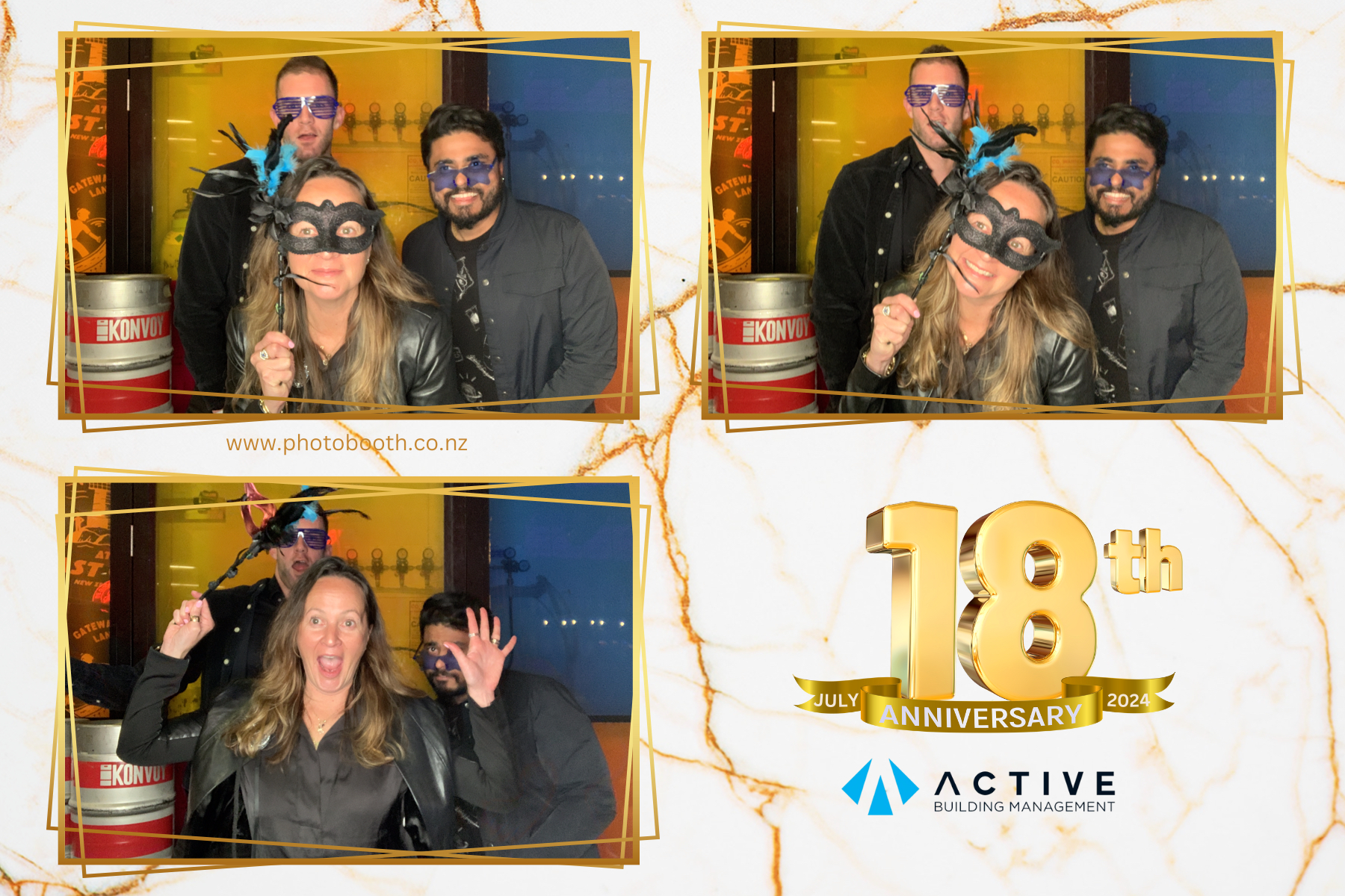 Active's 18th Anniversary | View more photos from the event at gallery.photobooth.co.nz/u/SelfieCentral/Actives-18th-Anniversary
