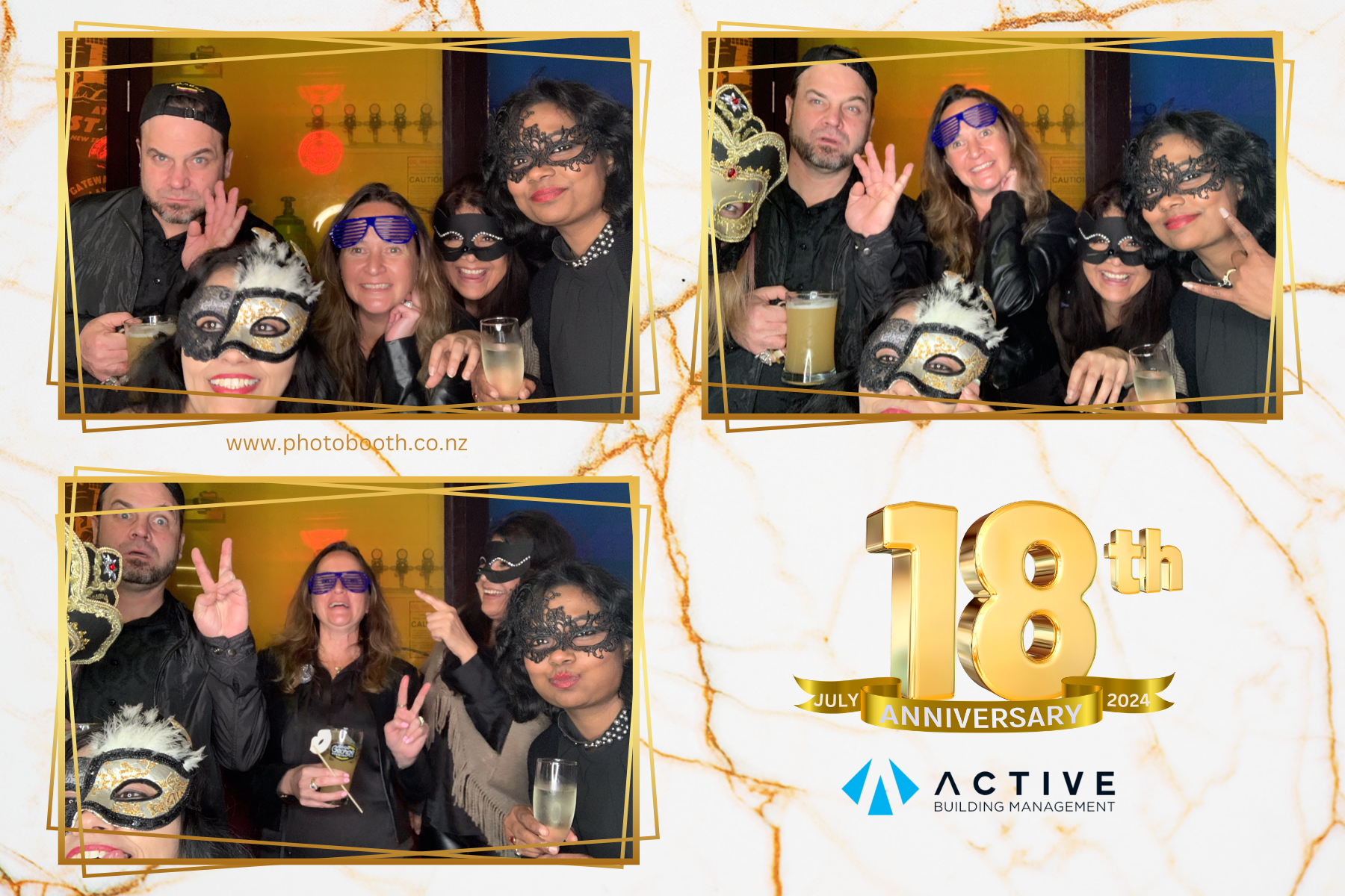 Active's 18th Anniversary | View more photos from the event at gallery.photobooth.co.nz/u/SelfieCentral/Actives-18th-Anniversary
