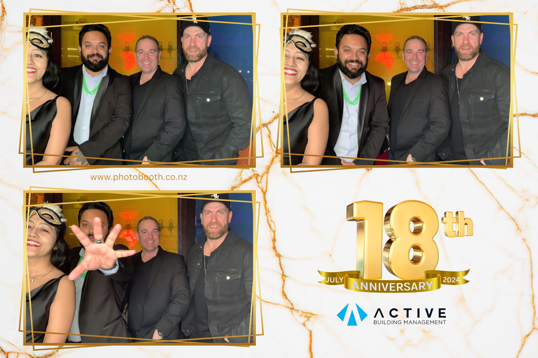 Active's 18th Anniversary | View more photos from the event at gallery.photobooth.co.nz/u/SelfieCentral/Actives-18th-Anniversary