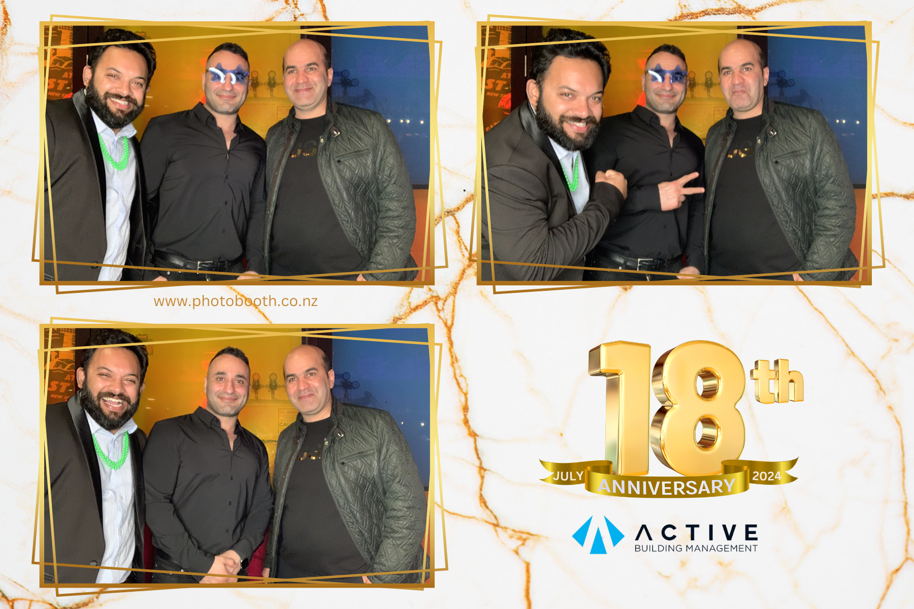 Active's 18th Anniversary | View more photos from the event at gallery.photobooth.co.nz/u/SelfieCentral/Actives-18th-Anniversary
