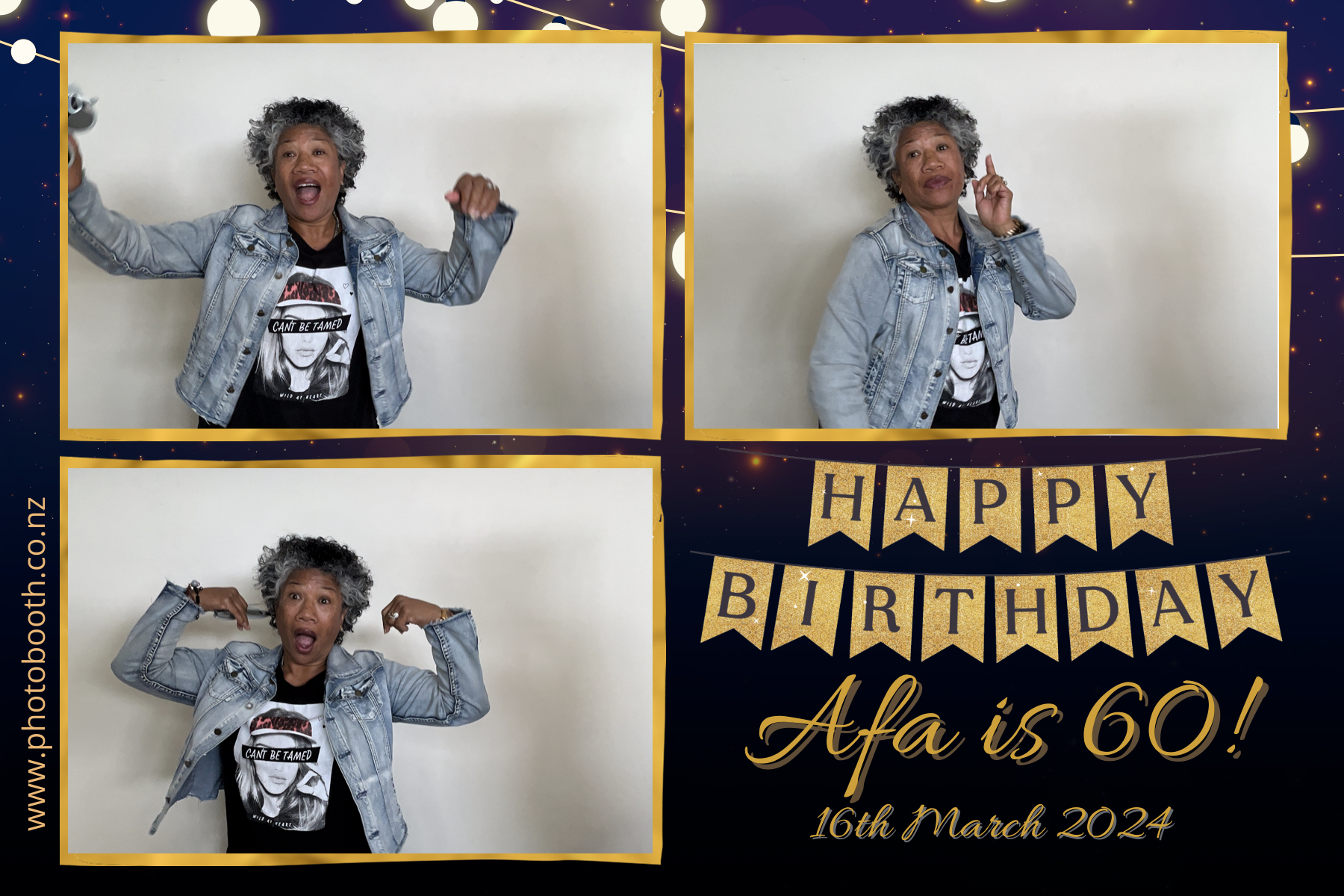 Afa's 60th | View more photos from the event at gallery.photobooth.co.nz/u/SelfieCentral/Afas-60th