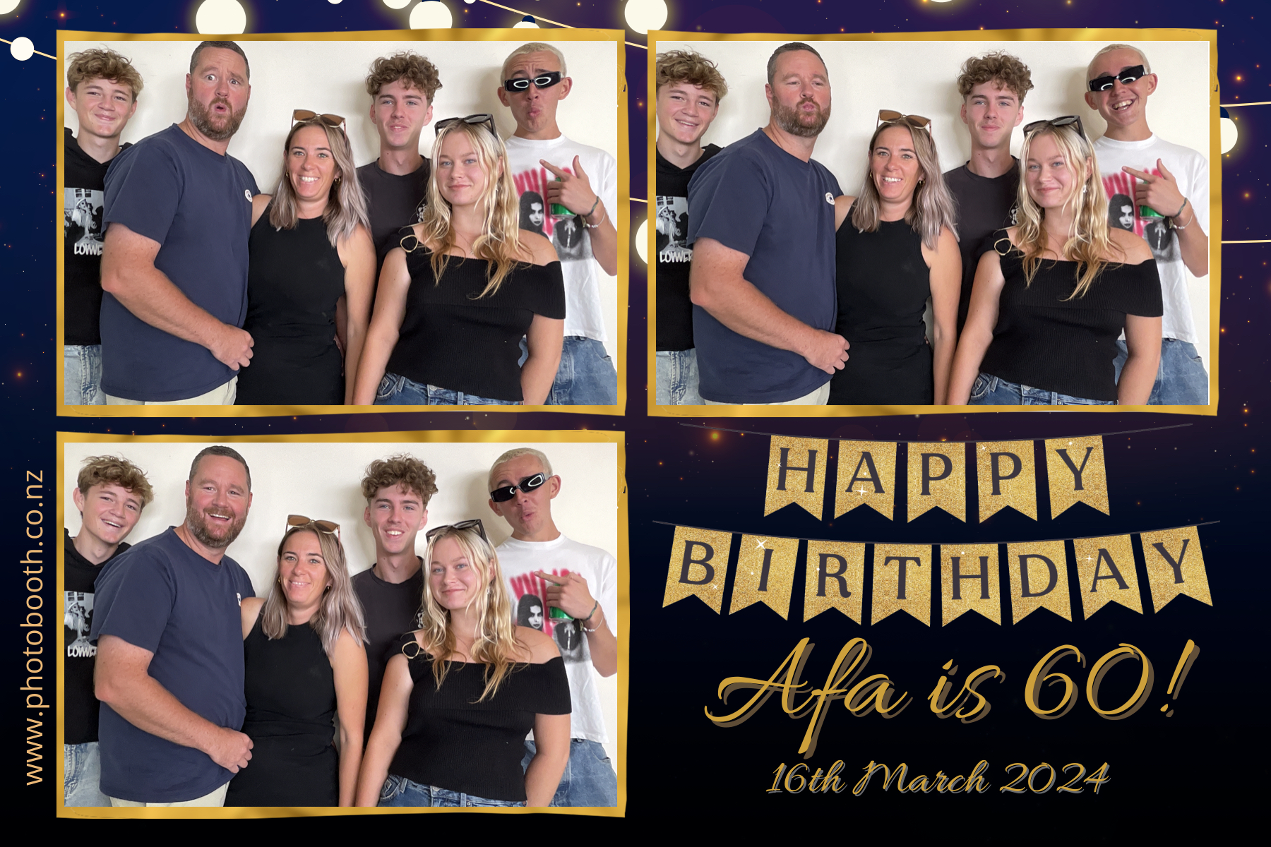 Afa's 60th | View more photos from the event at gallery.photobooth.co.nz/u/SelfieCentral/Afas-60th