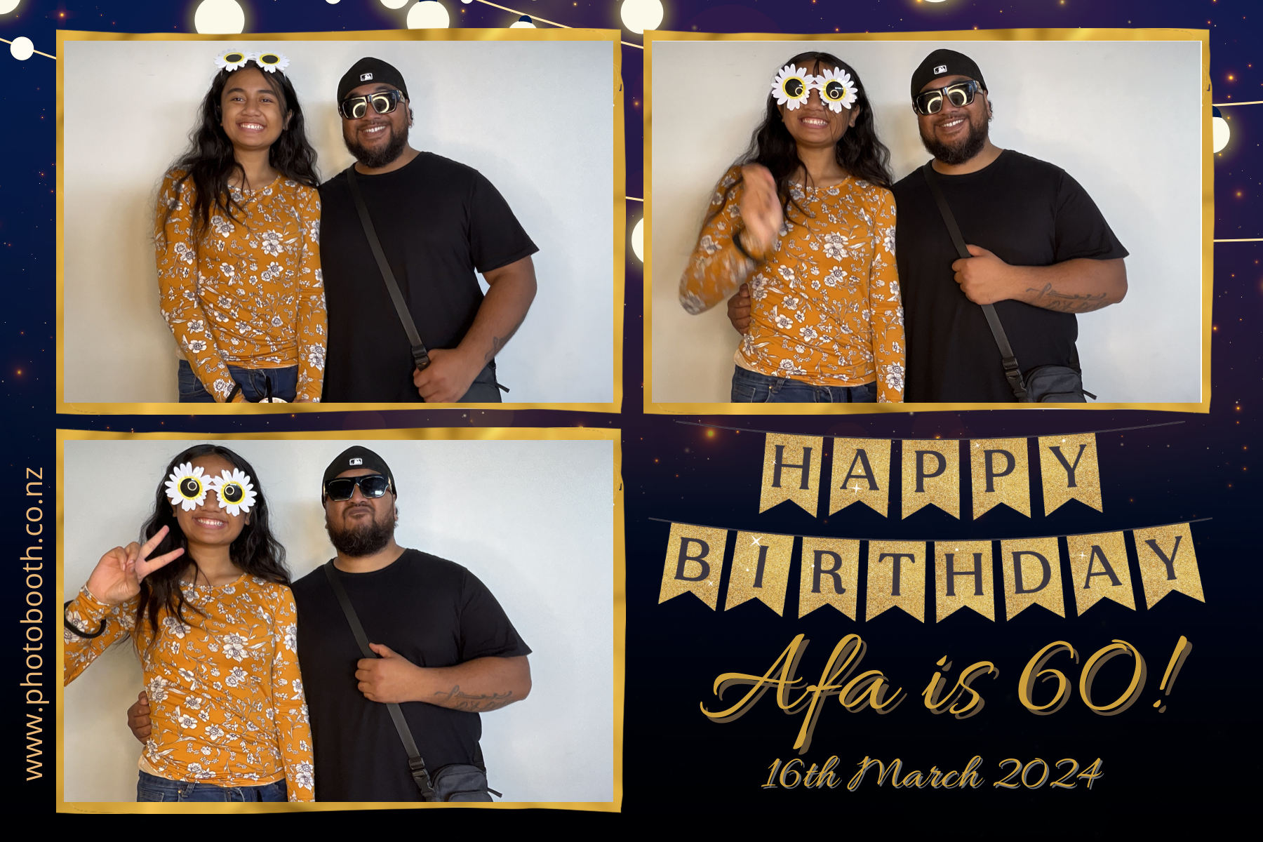 Afa's 60th | View more photos from the event at gallery.photobooth.co.nz/u/SelfieCentral/Afas-60th