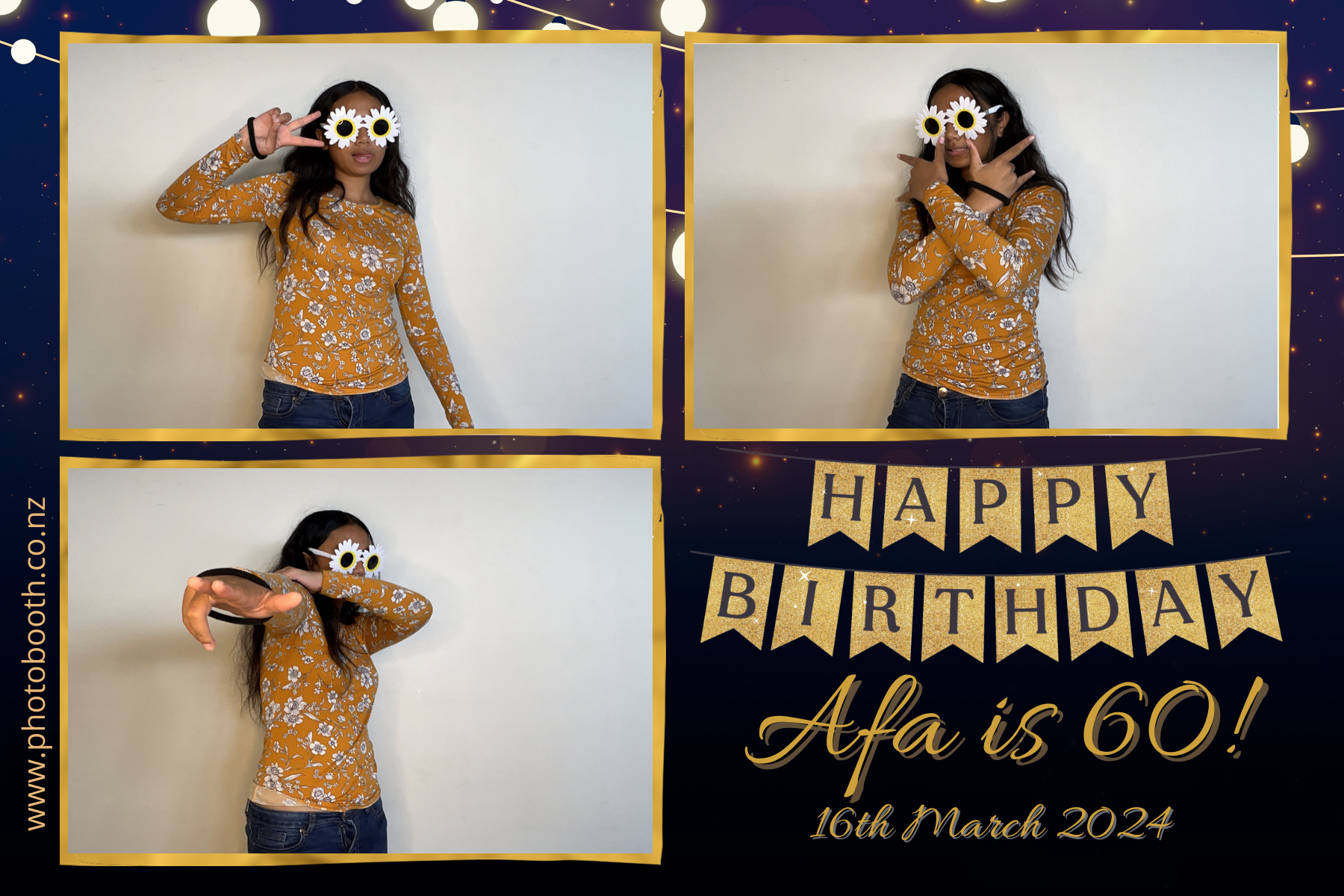 Afa's 60th | View more photos from the event at gallery.photobooth.co.nz/u/SelfieCentral/Afas-60th