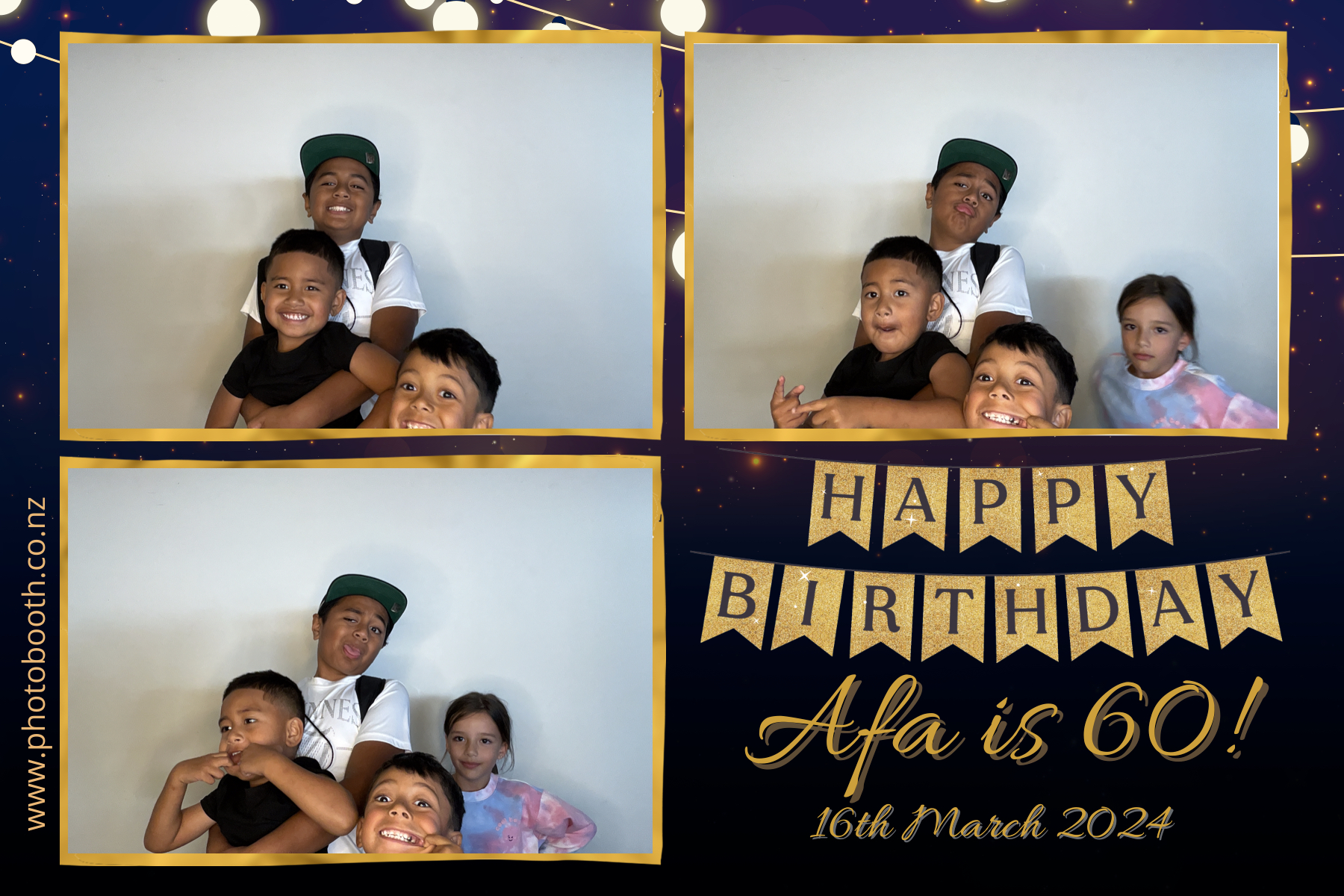 Afa's 60th | View more photos from the event at gallery.photobooth.co.nz/u/SelfieCentral/Afas-60th