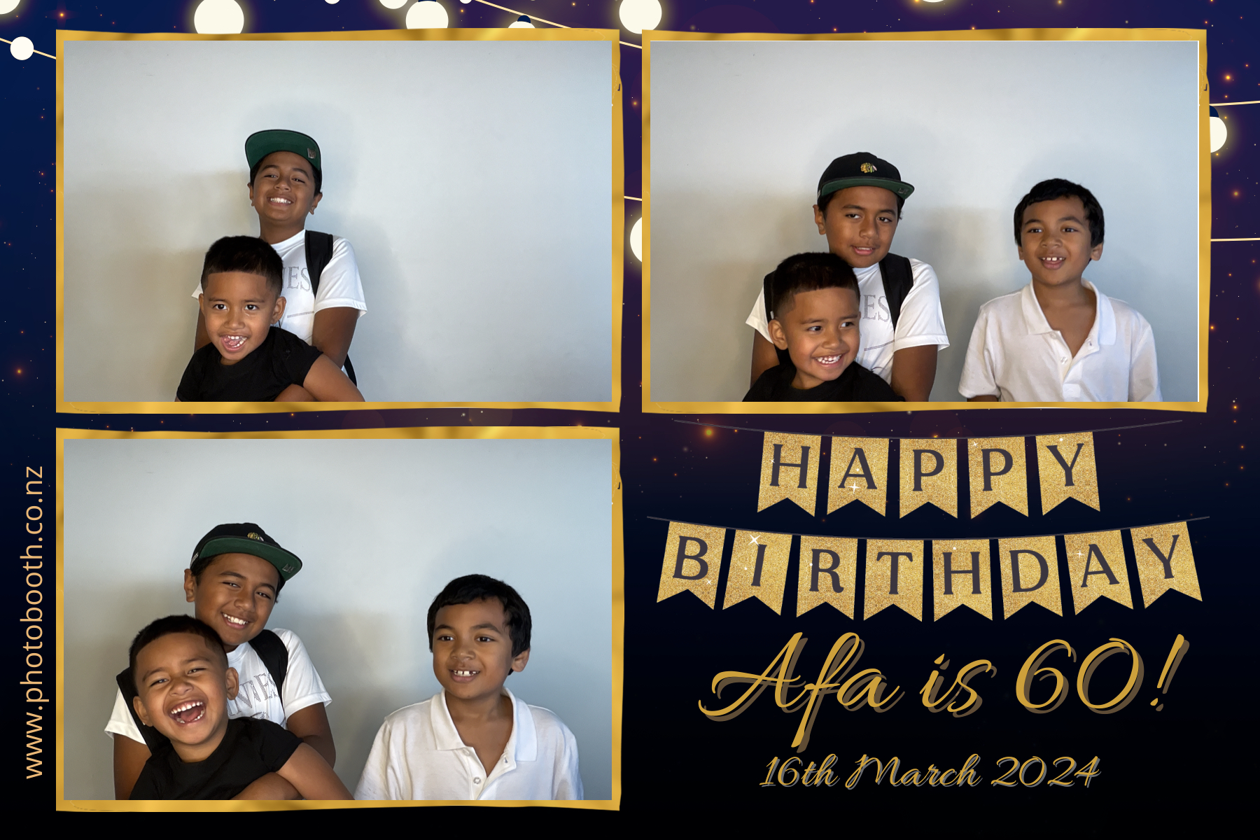 Afa's 60th | View more photos from the event at gallery.photobooth.co.nz/u/SelfieCentral/Afas-60th