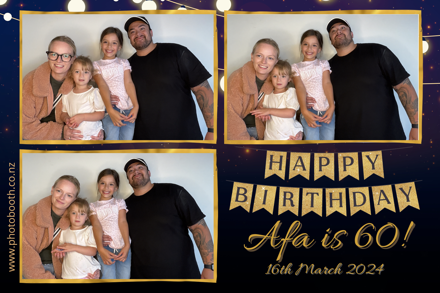 Afa's 60th | View more photos from the event at gallery.photobooth.co.nz/u/SelfieCentral/Afas-60th