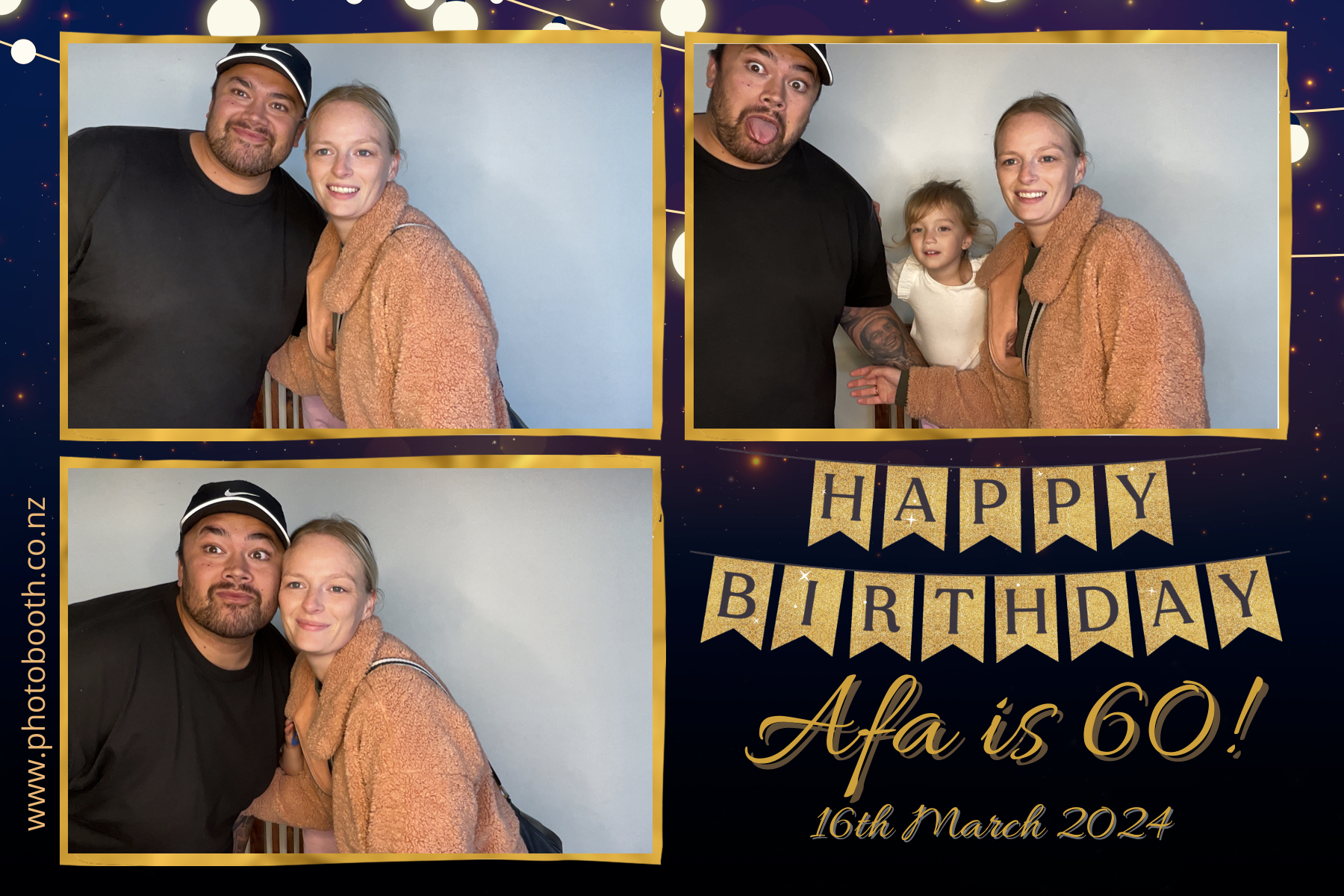 Afa's 60th | View more photos from the event at gallery.photobooth.co.nz/u/SelfieCentral/Afas-60th