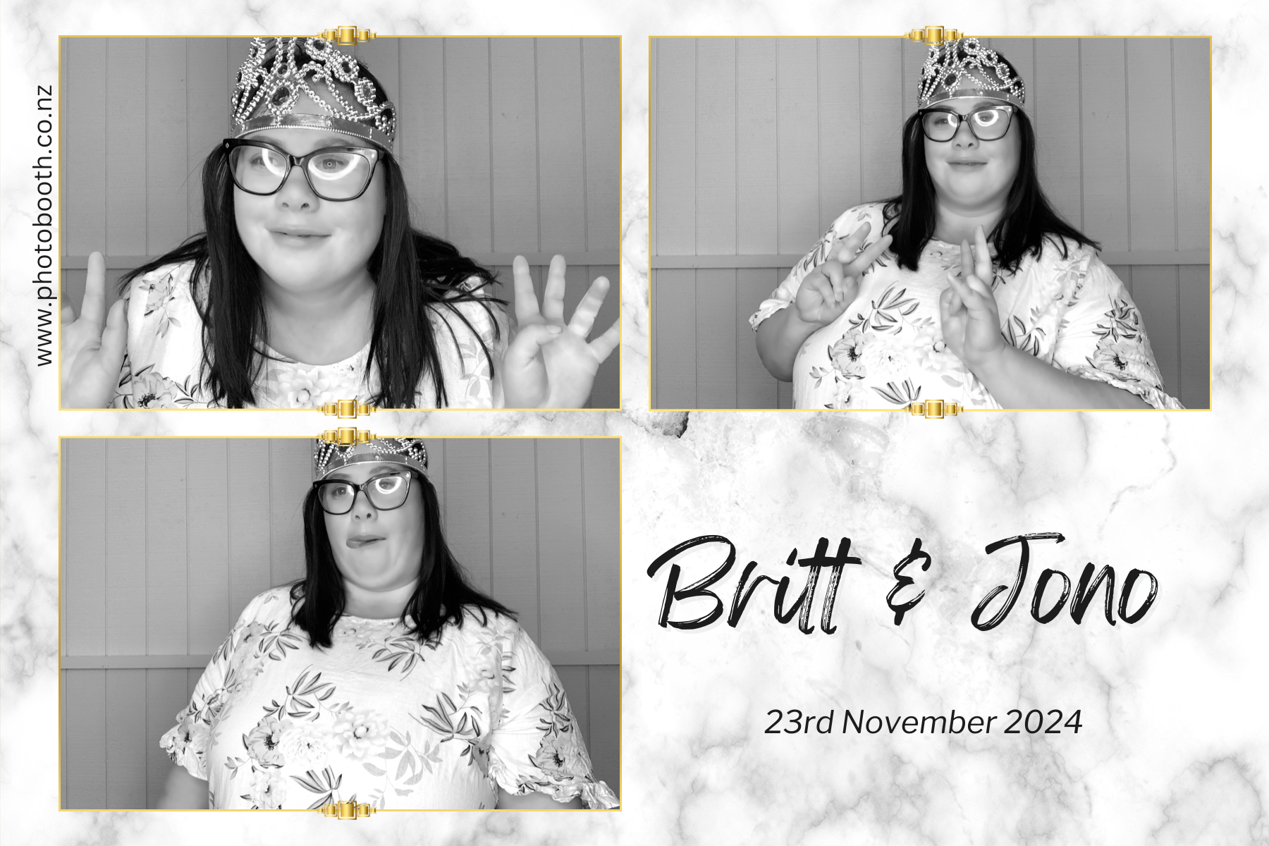 Britt & Jono's Wedding | View more photos from the event at gallery.photobooth.co.nz/u/SelfieCentral/Britt-Jonos-Wedding