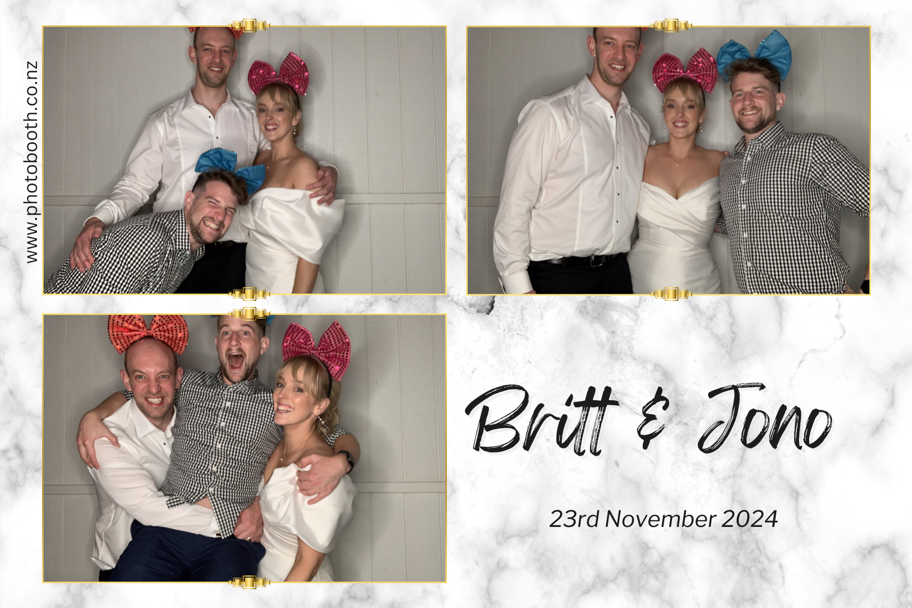 Britt & Jono's Wedding | View more photos from the event at gallery.photobooth.co.nz/u/SelfieCentral/Britt-Jonos-Wedding